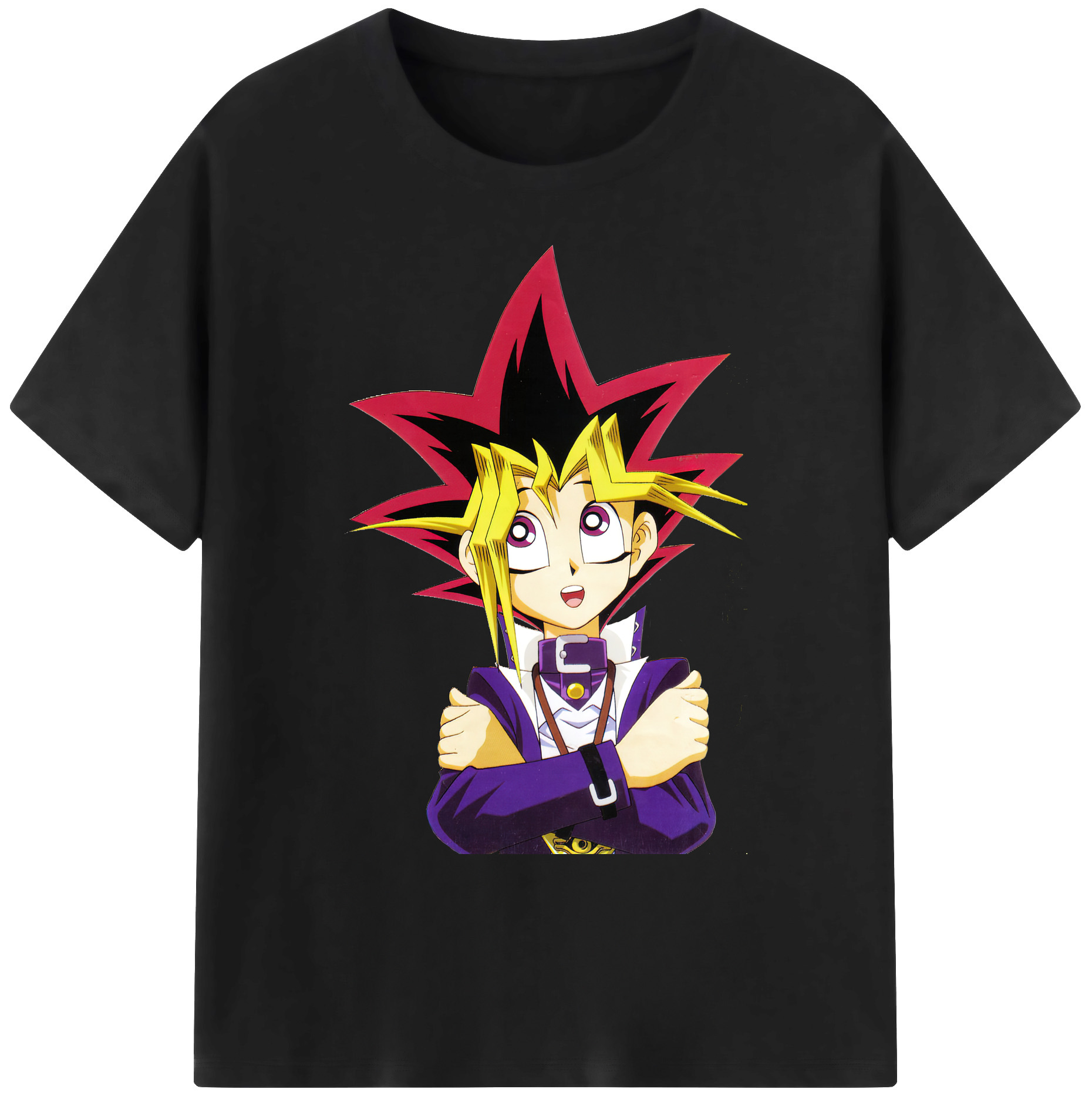 （画像用） 遊☆戯☆王 Yu-Gi-Oh! 綿100％ メンズ半袖Tシャツ｜肌触りやわらか＆通気性