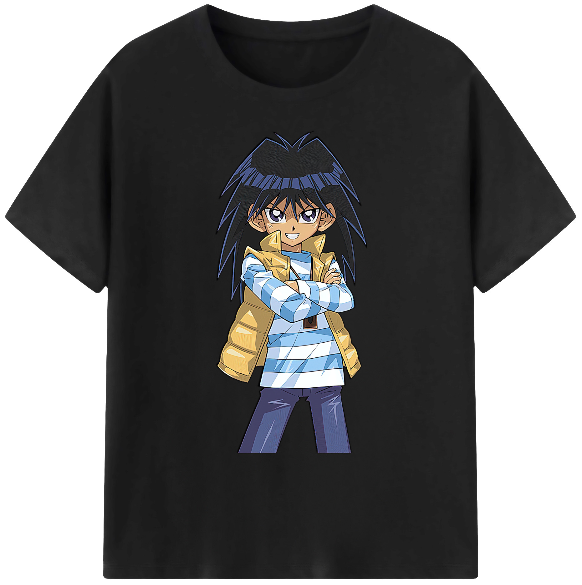 （画像用） 遊☆戯☆王 Yu-Gi-Oh! 綿100％ メンズ半袖Tシャツ｜肌触りやわらか＆通気性