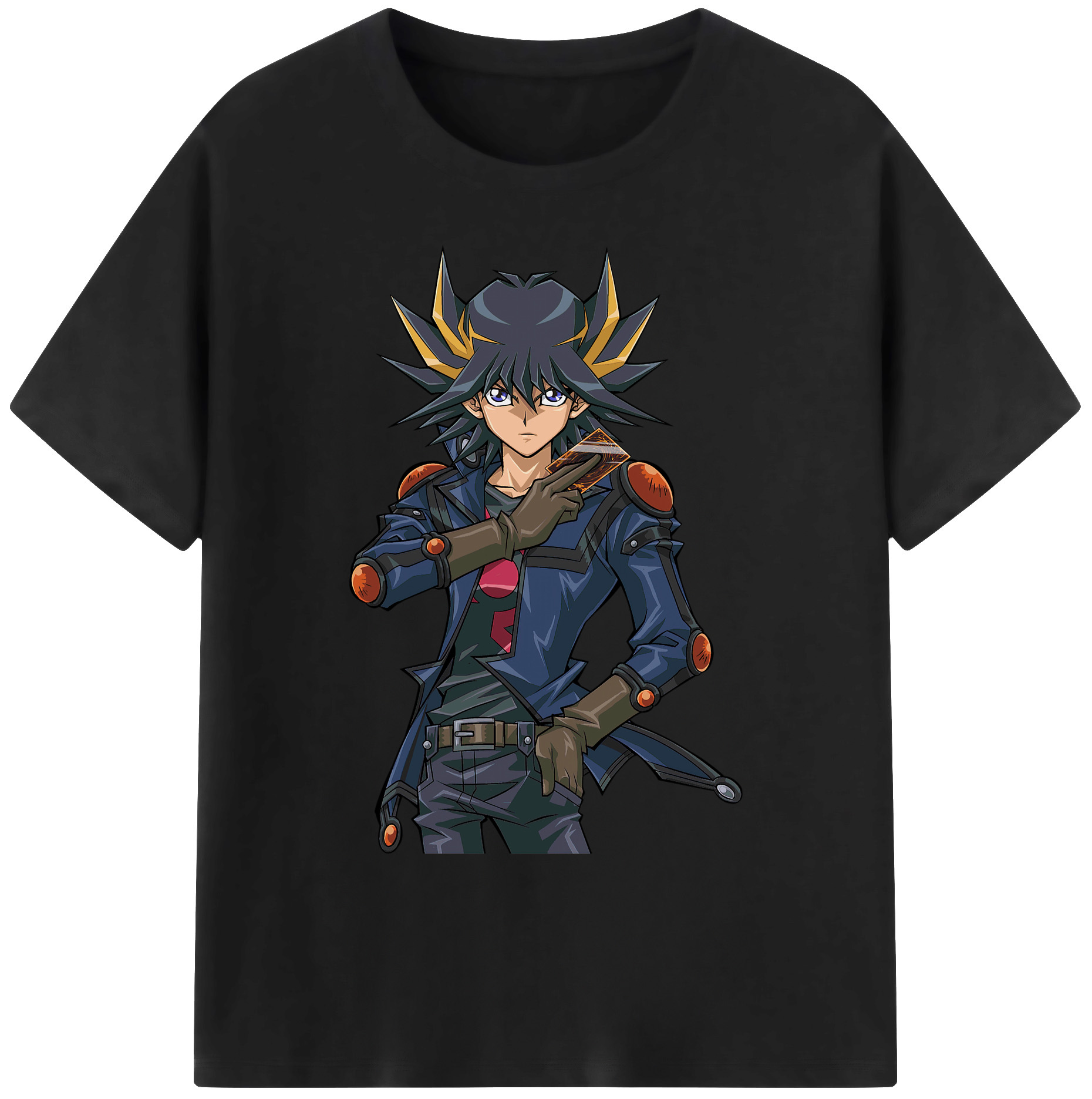 （画像用） 遊☆戯☆王 Yu-Gi-Oh! 綿100％ メンズ半袖Tシャツ｜肌触りやわらか＆通気性
