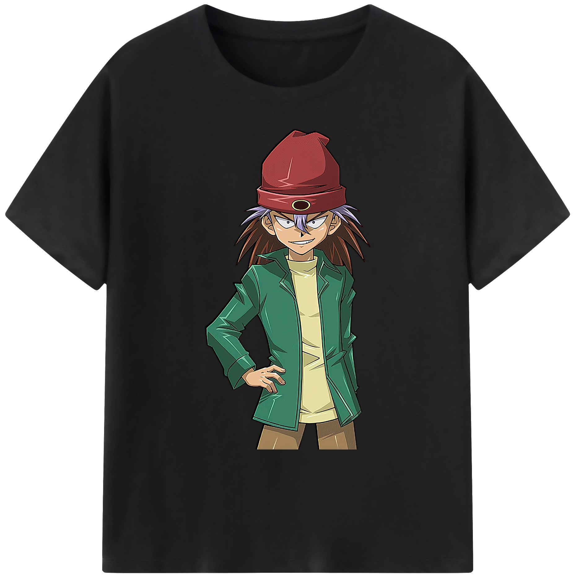 （画像用） 遊☆戯☆王 Yu-Gi-Oh! 綿100％ メンズ半袖Tシャツ｜肌触りやわらか＆通気性