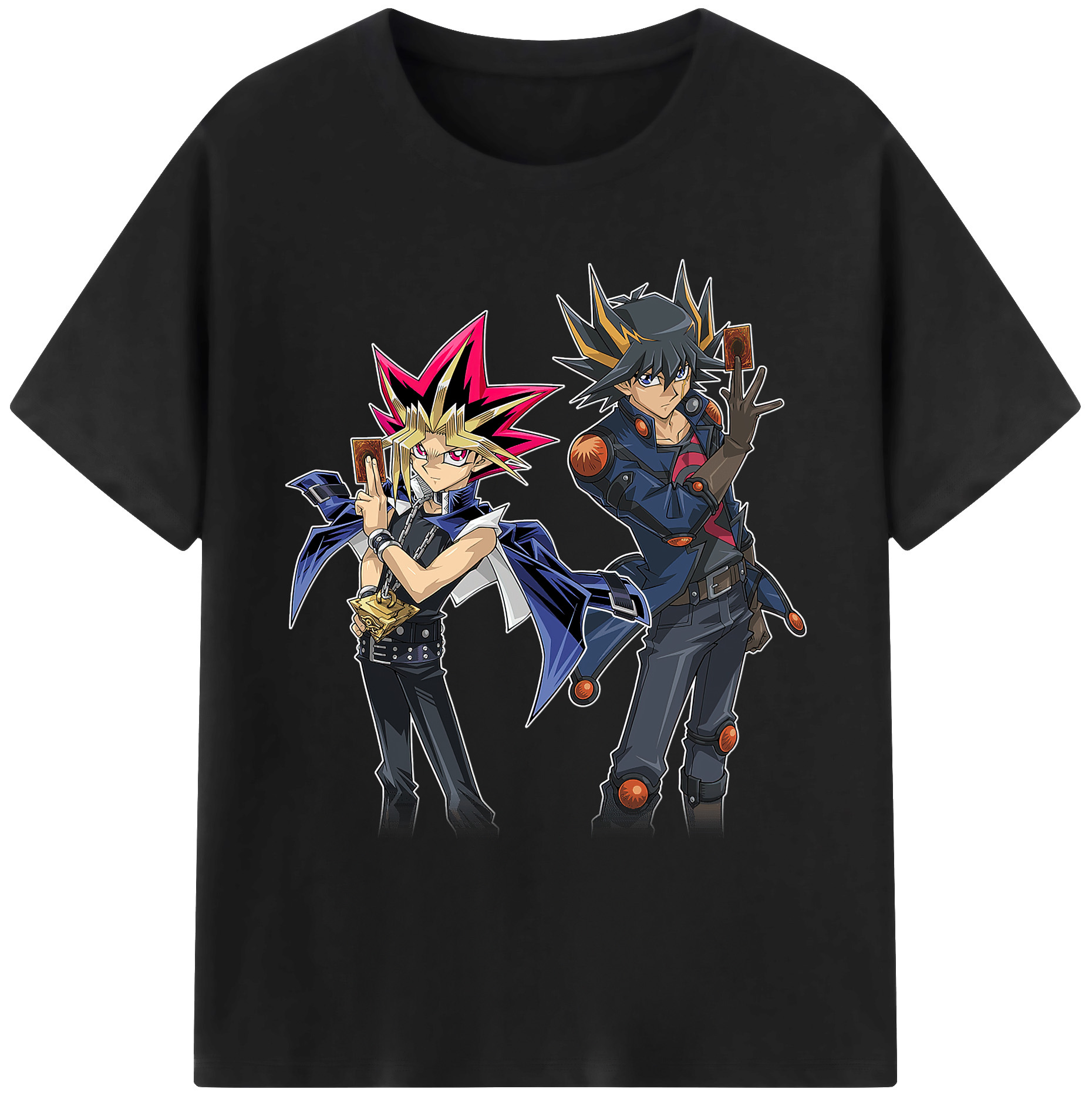 （画像用） 遊☆戯☆王 Yu-Gi-Oh! 綿100％ メンズ半袖Tシャツ｜肌触りやわらか＆通気性