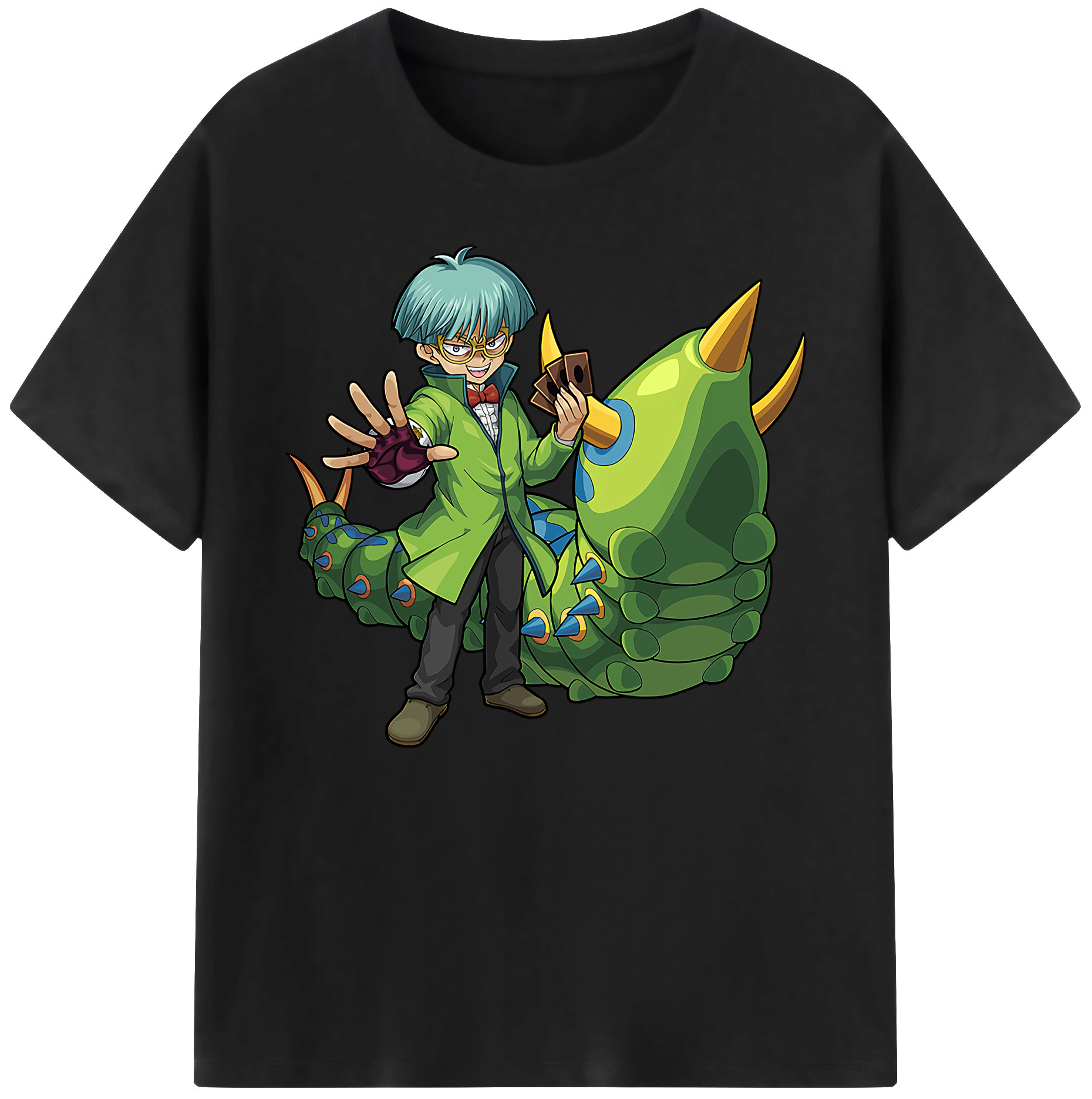 （画像用） 遊☆戯☆王 Yu-Gi-Oh! 綿100％ メンズ半袖Tシャツ｜肌触りやわらか＆通気性