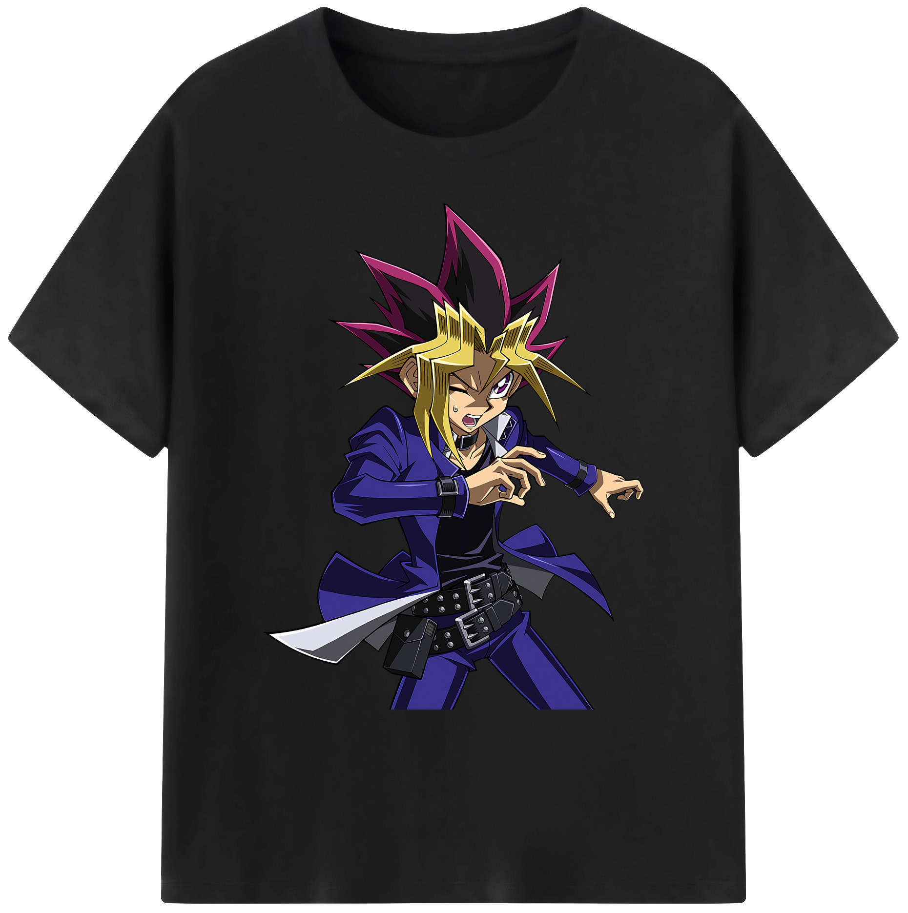 （画像用） 遊☆戯☆王 Yu-Gi-Oh! 綿100％ メンズ半袖Tシャツ｜肌触りやわらか＆通気性