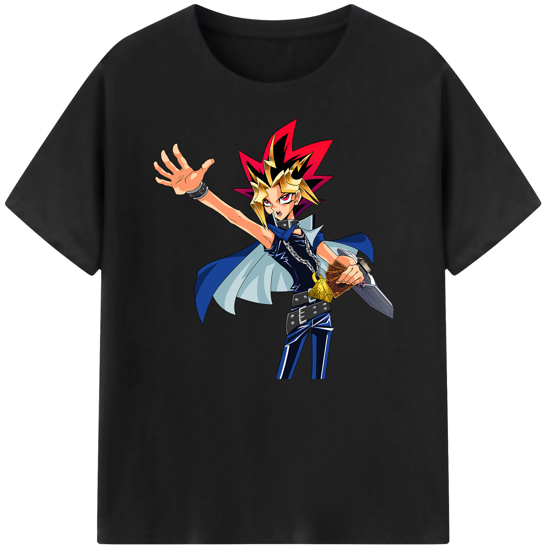 （画像用） 遊☆戯☆王 Yu-Gi-Oh! 綿100％ メンズ半袖Tシャツ｜肌触りやわらか＆通気性