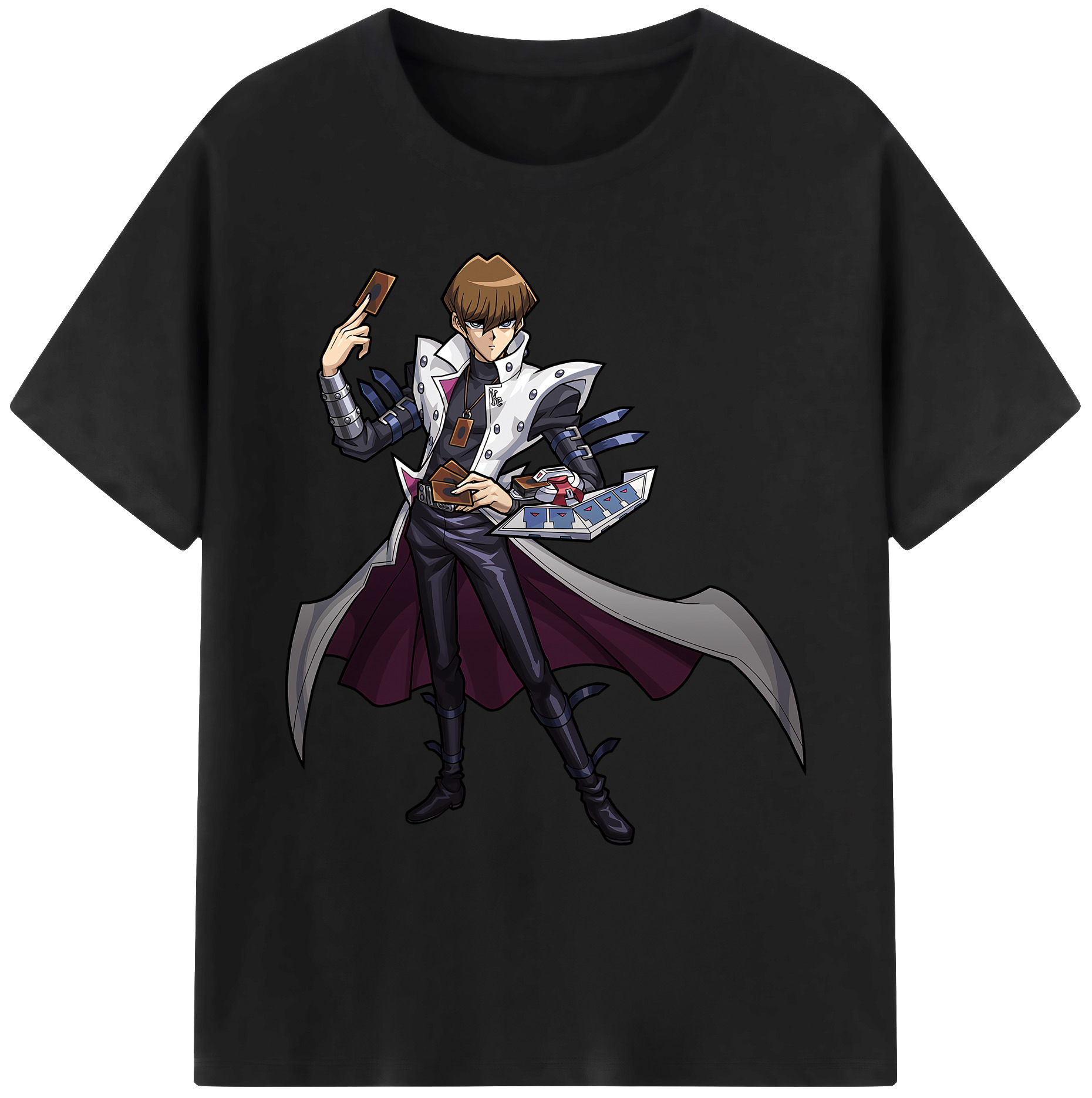 （画像用） 遊☆戯☆王 Yu-Gi-Oh! 綿100％ メンズ半袖Tシャツ｜肌触りやわらか＆通気性