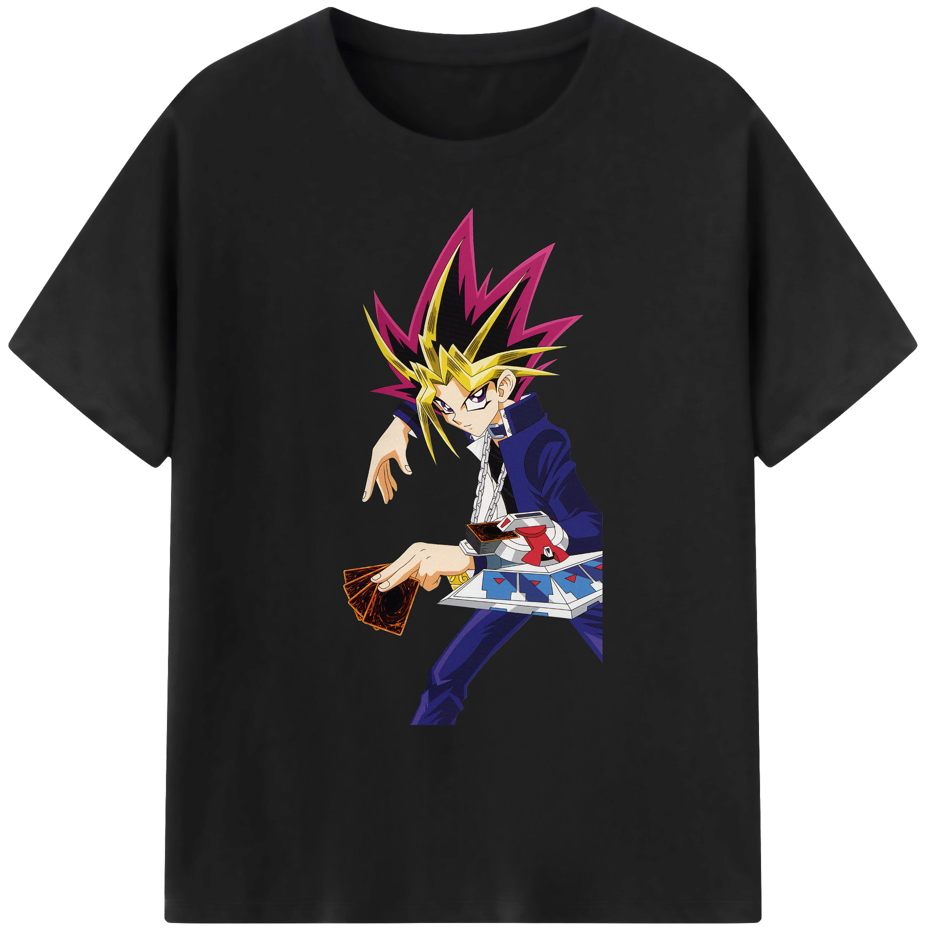 （画像用） 遊☆戯☆王 Yu-Gi-Oh! 綿100％ メンズ半袖Tシャツ｜肌触りやわらか＆通気性