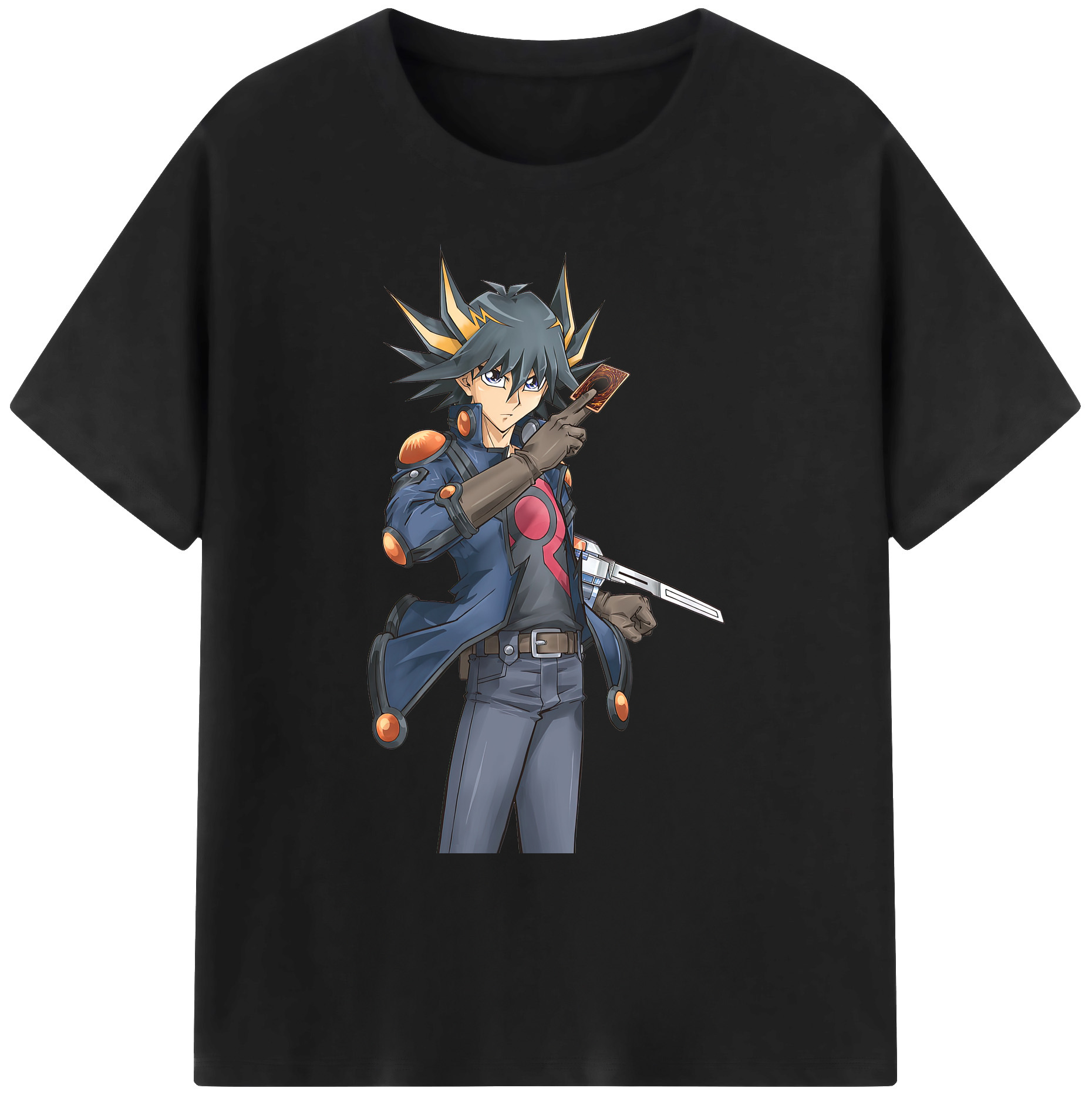 遊☆戯☆王 Yu-Gi-Oh! 綿100％ メンズ半袖Tシャツ｜肌触りやわらか＆通気性
