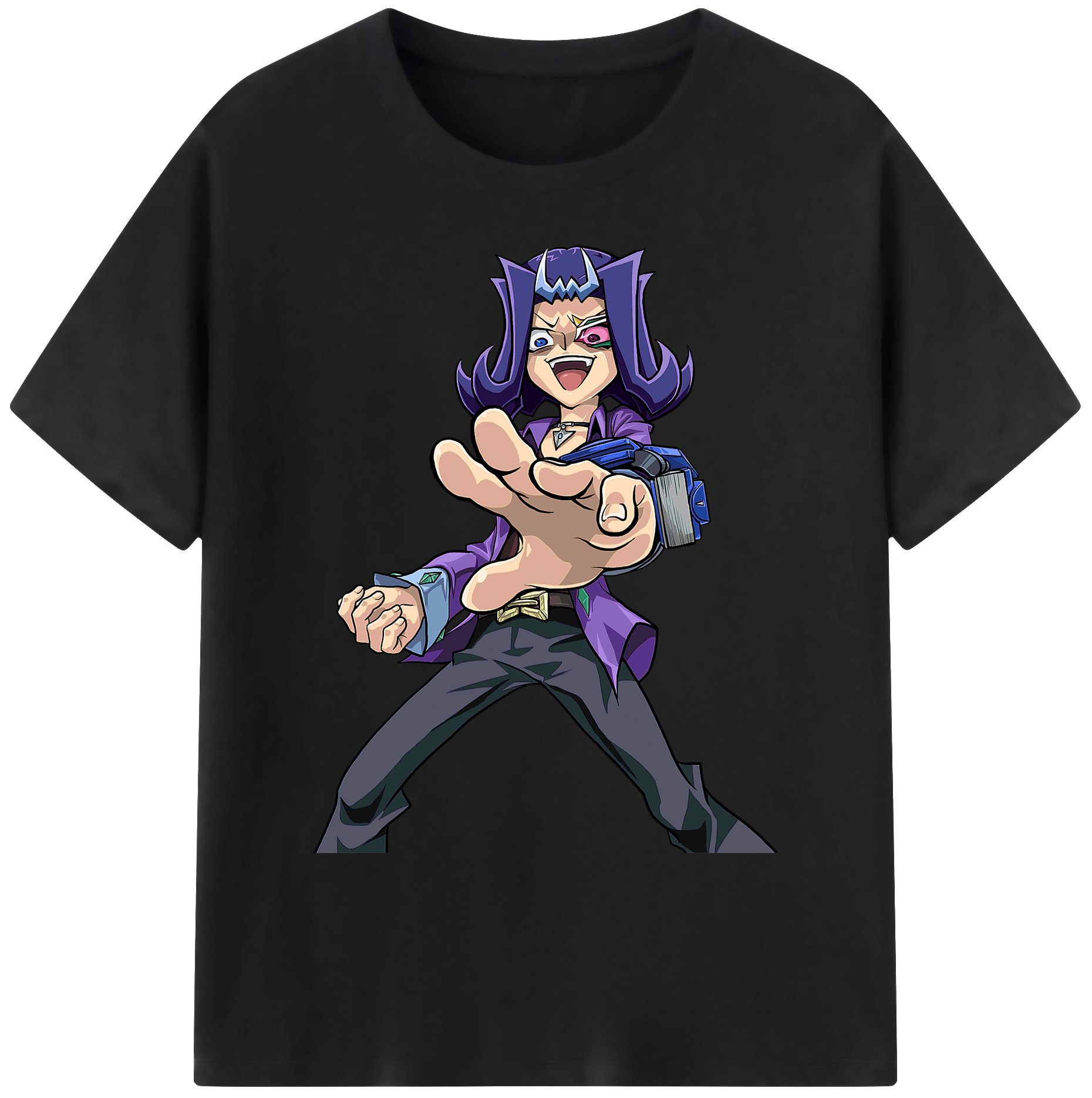 遊☆戯☆王 Yu-Gi-Oh! 綿100％ メンズ半袖Tシャツ｜肌触りやわらか＆通気性