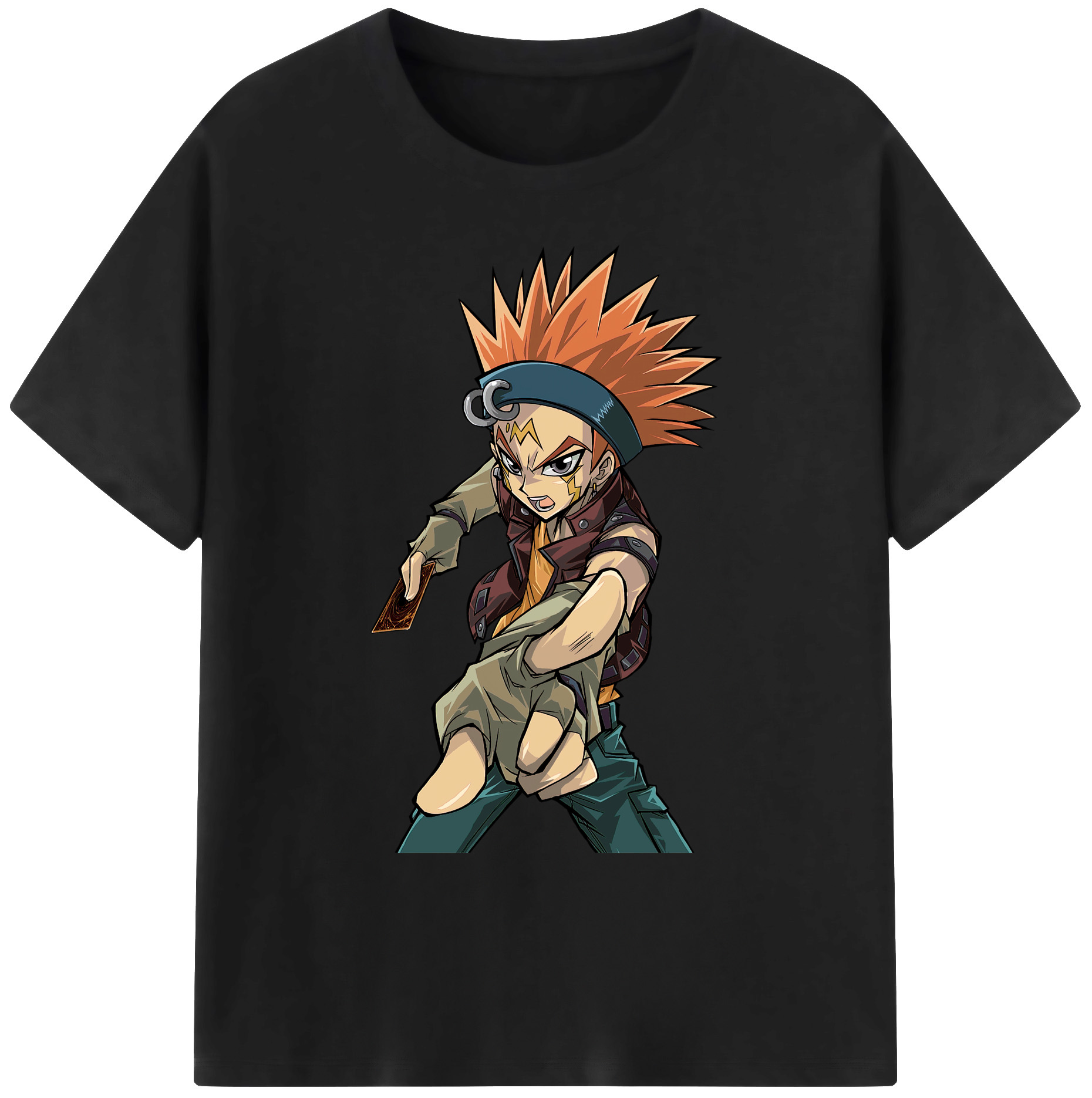 遊☆戯☆王 Yu-Gi-Oh! 綿100％ メンズ半袖Tシャツ｜肌触りやわらか＆通気性