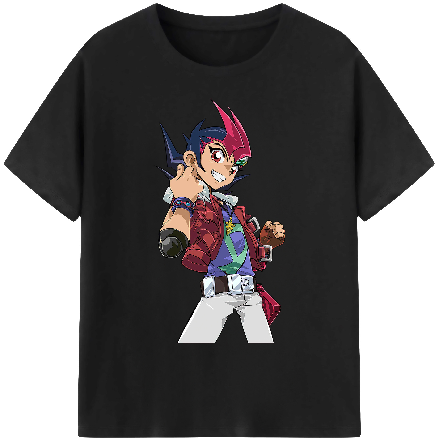 遊☆戯☆王 Yu-Gi-Oh! 綿100％ メンズ半袖Tシャツ｜肌触りやわらか＆通気性