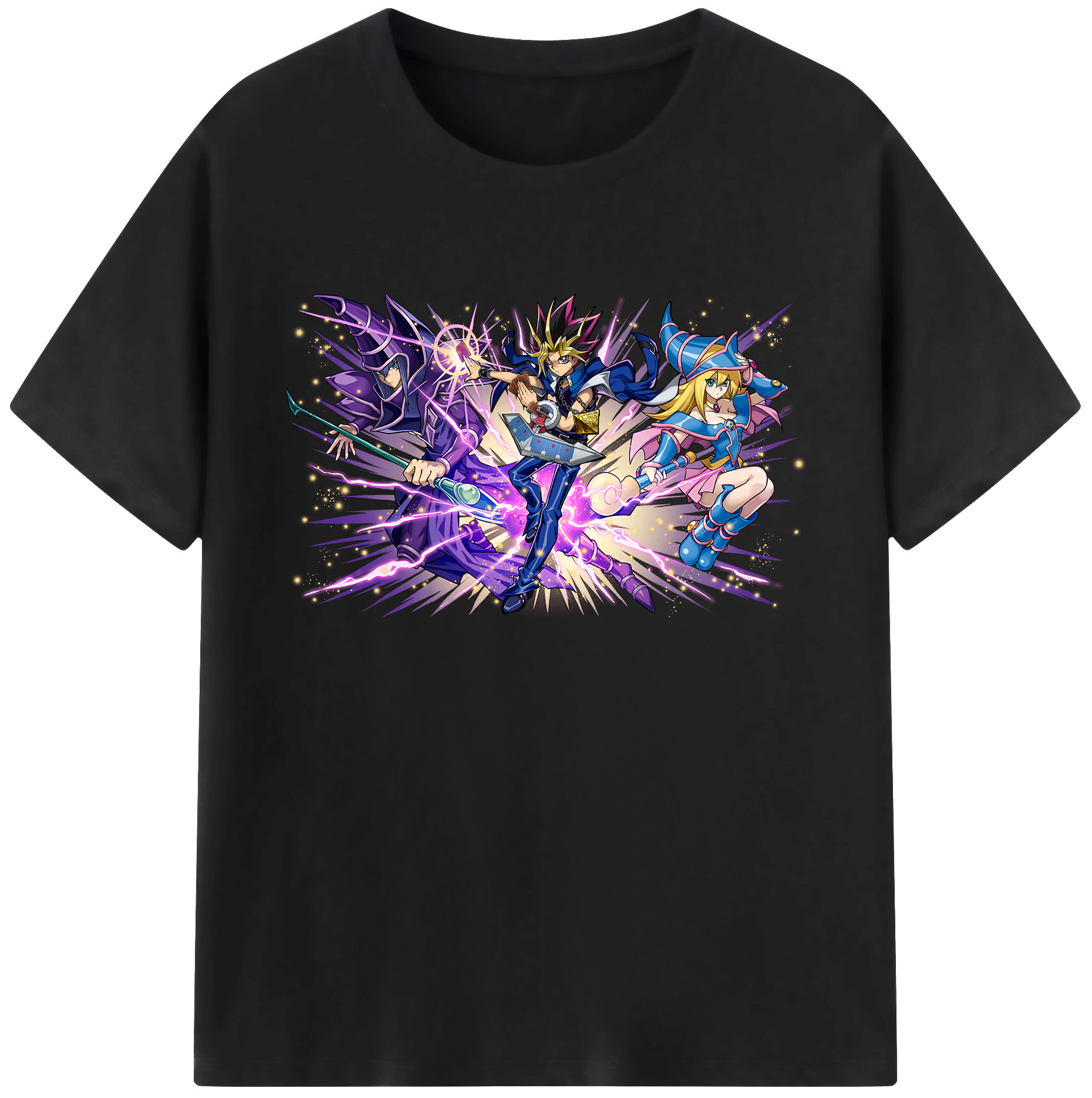 遊☆戯☆王 Yu-Gi-Oh! 綿100％ メンズ半袖Tシャツ｜肌触りやわらか＆通気性