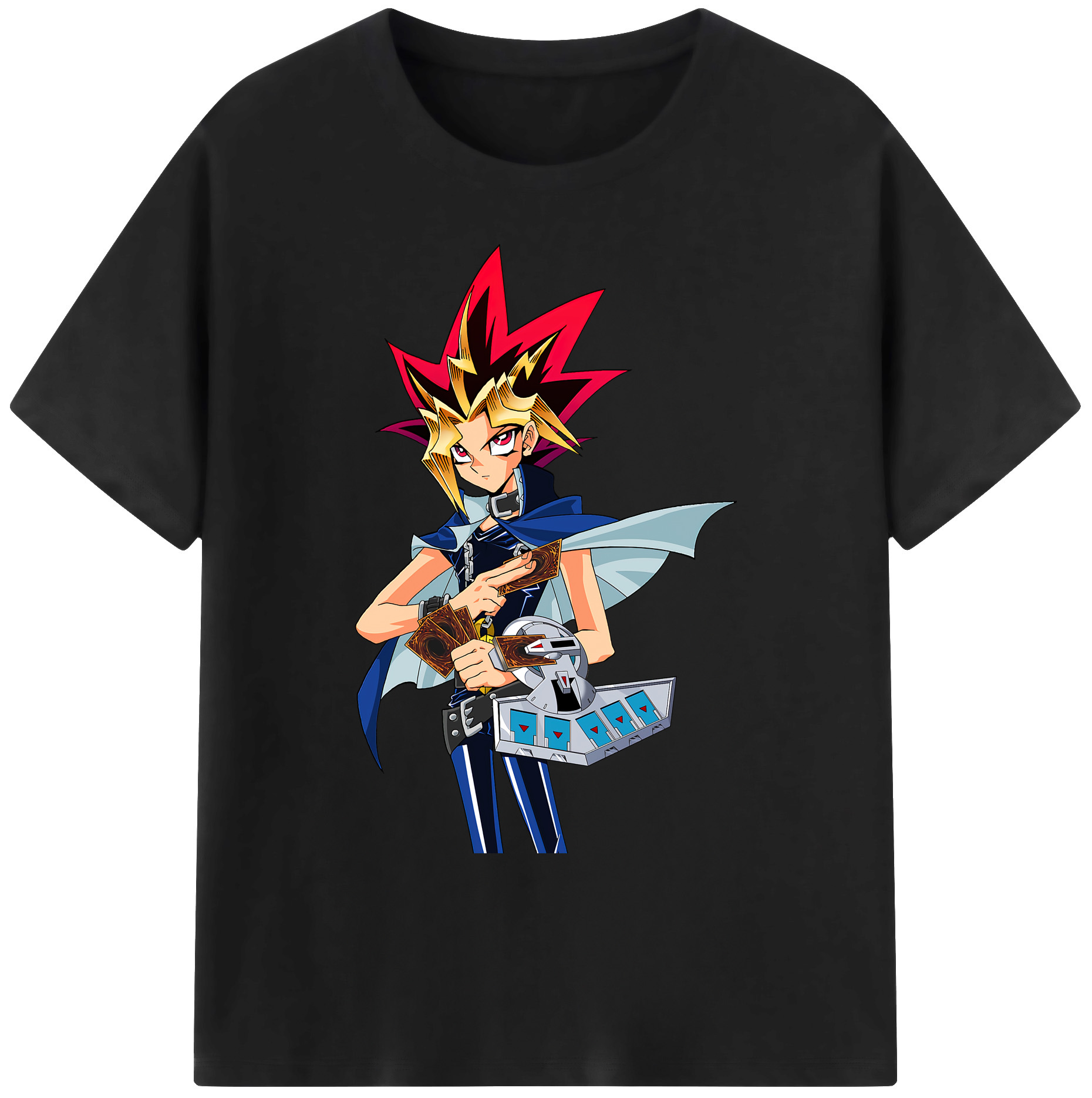 遊☆戯☆王 Yu-Gi-Oh! 綿100％ メンズ半袖Tシャツ｜肌触りやわらか＆通気性