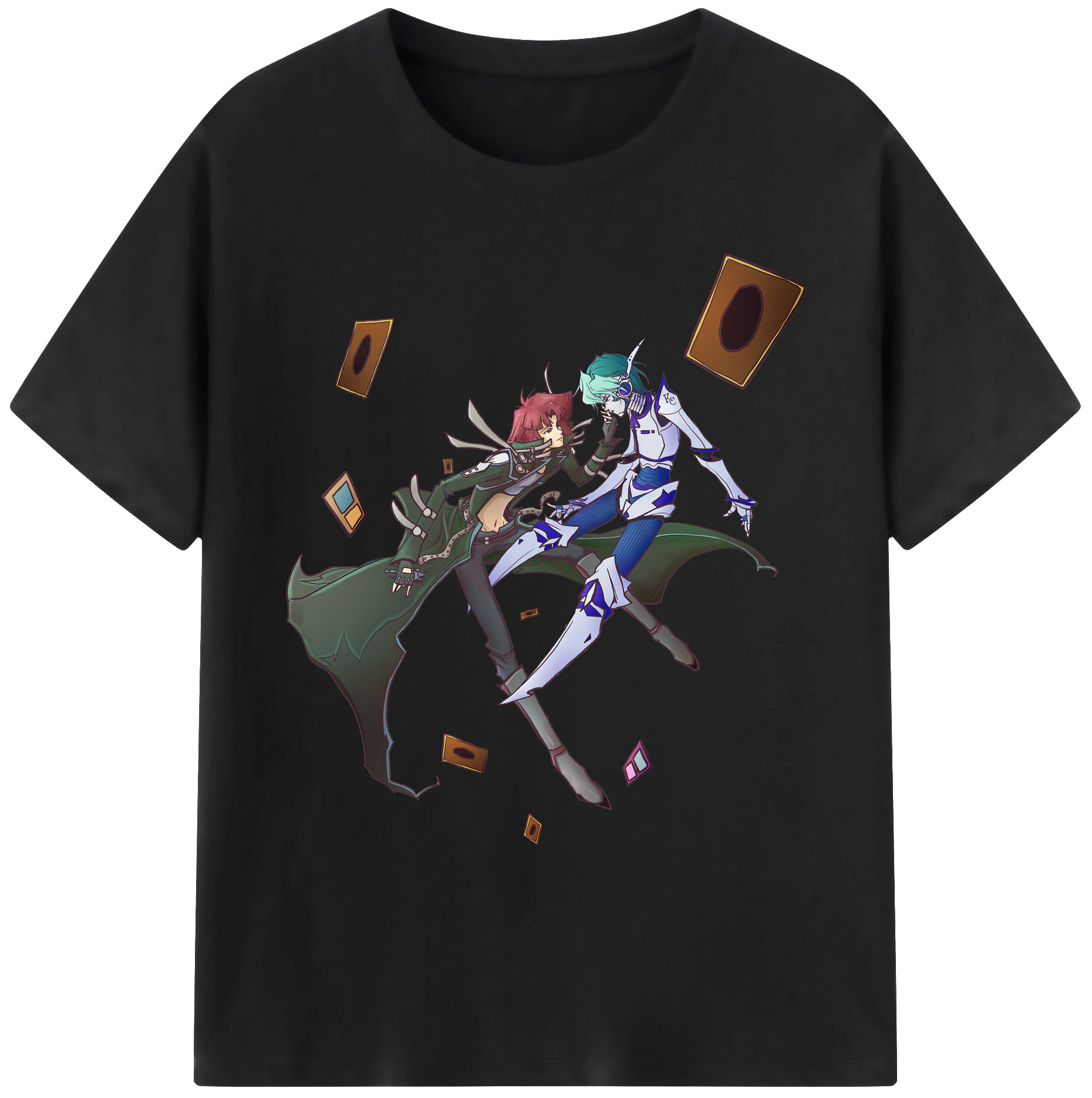 （画像用） 遊☆戯☆王 Yu-Gi-Oh! 綿100％ メンズ半袖Tシャツ｜肌触りやわらか＆通気性