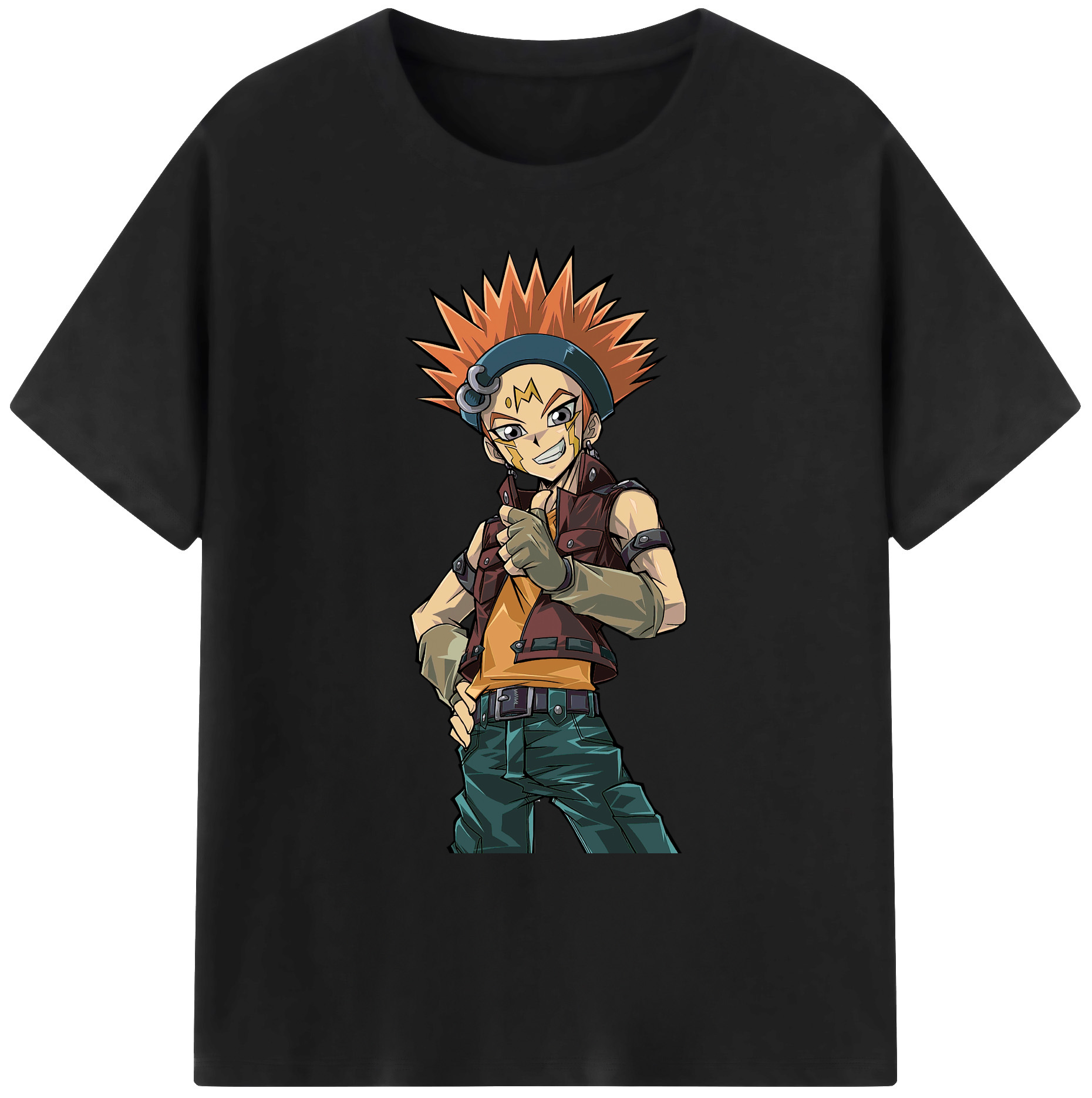 （画像用） 遊☆戯☆王 Yu-Gi-Oh! 綿100％ メンズ半袖Tシャツ｜肌触りやわらか＆通気性