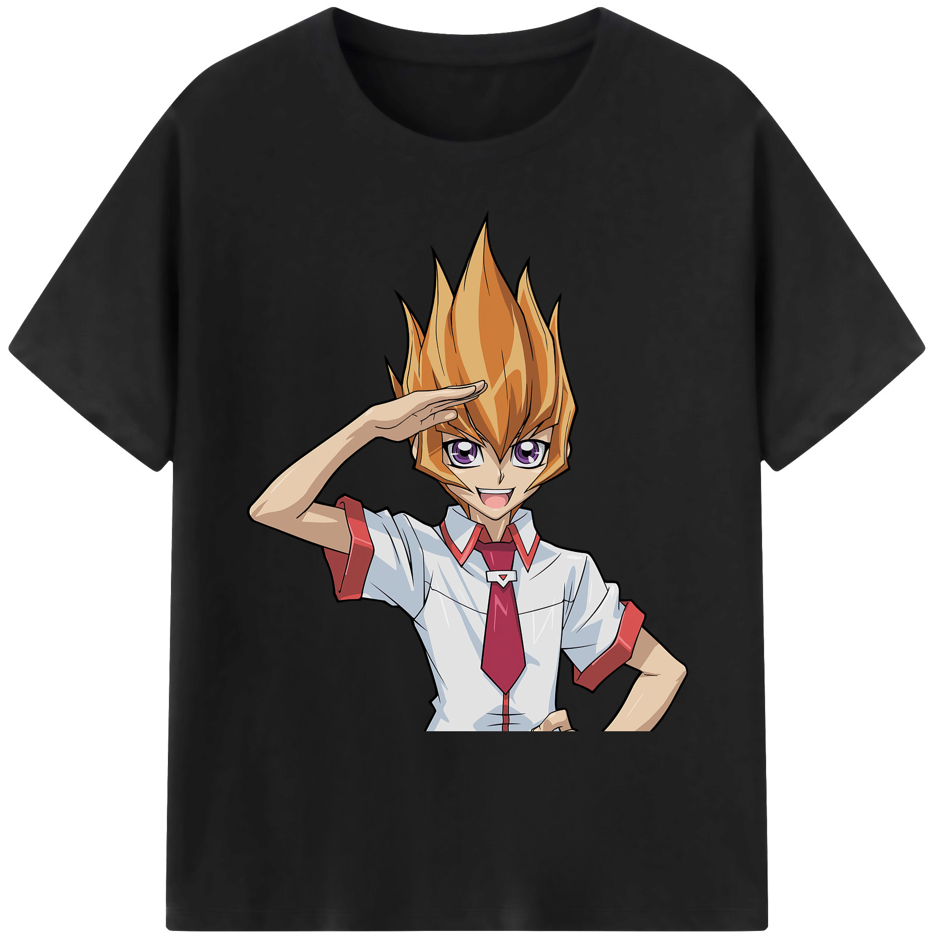 （画像用） 遊☆戯☆王 Yu-Gi-Oh! 綿100％ メンズ半袖Tシャツ｜肌触りやわらか＆通気性