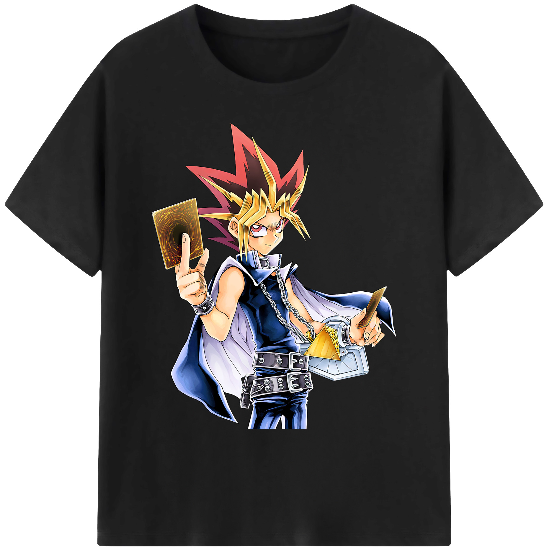 （画像用） 遊☆戯☆王 Yu-Gi-Oh! 綿100％ メンズ半袖Tシャツ｜肌触りやわらか＆通気性