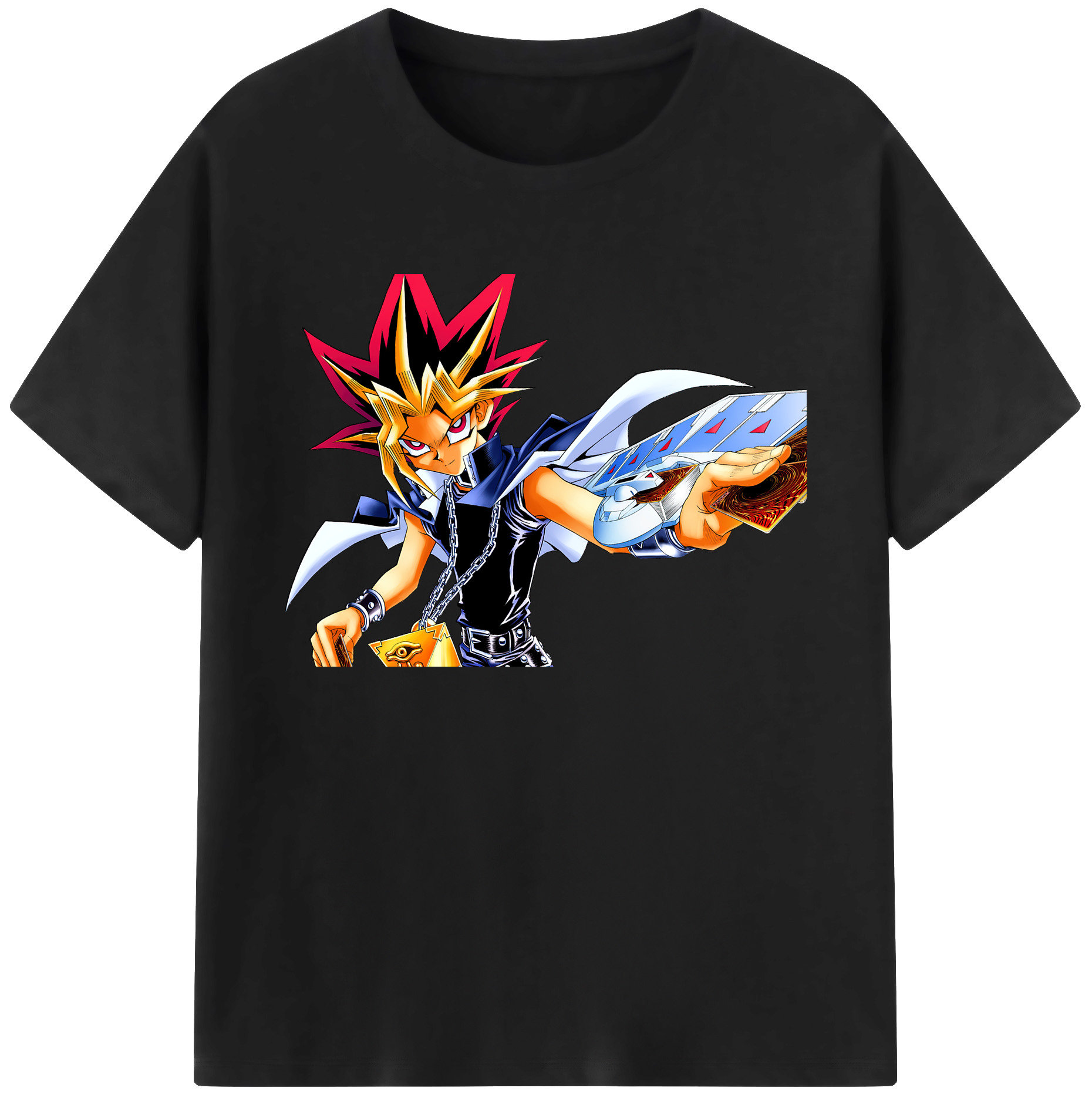 （画像用） 遊☆戯☆王 Yu-Gi-Oh! 綿100％ メンズ半袖Tシャツ｜肌触りやわらか＆通気性