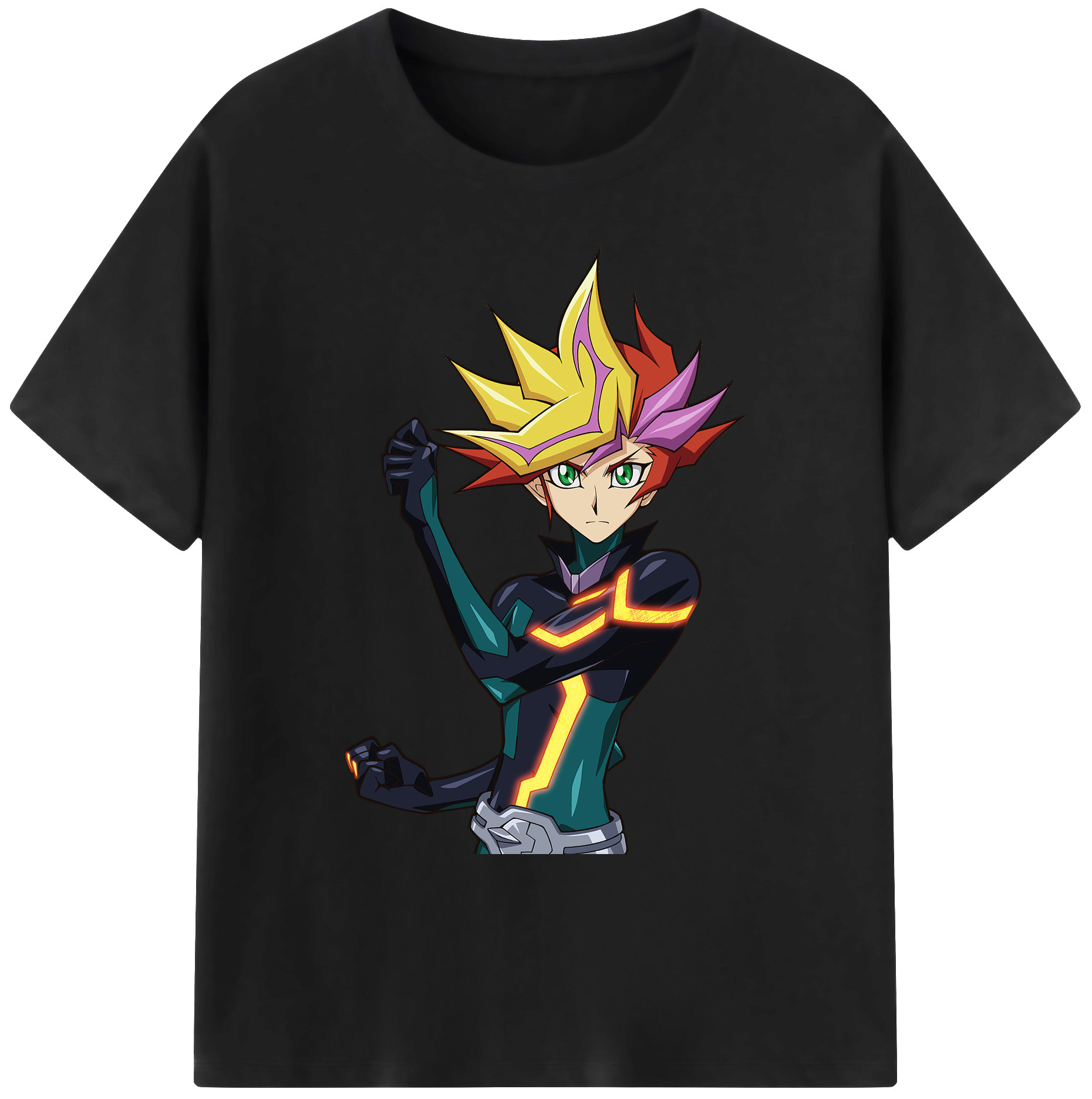 （画像用） 遊☆戯☆王 Yu-Gi-Oh! 綿100％ メンズ半袖Tシャツ｜肌触りやわらか＆通気性