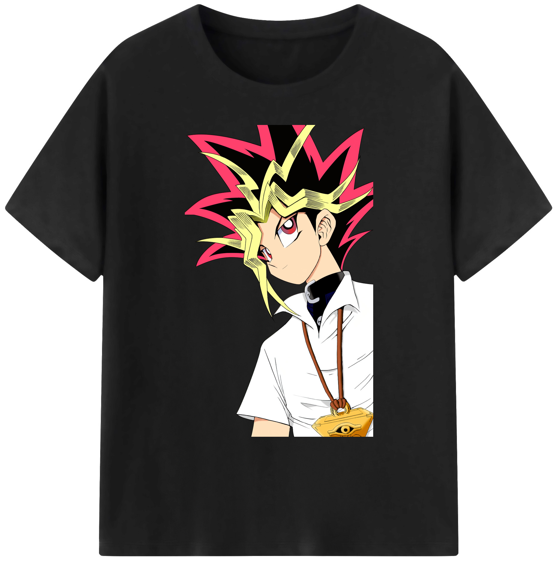 （画像用） 遊☆戯☆王 Yu-Gi-Oh! 綿100％ メンズ半袖Tシャツ｜肌触りやわらか＆通気性