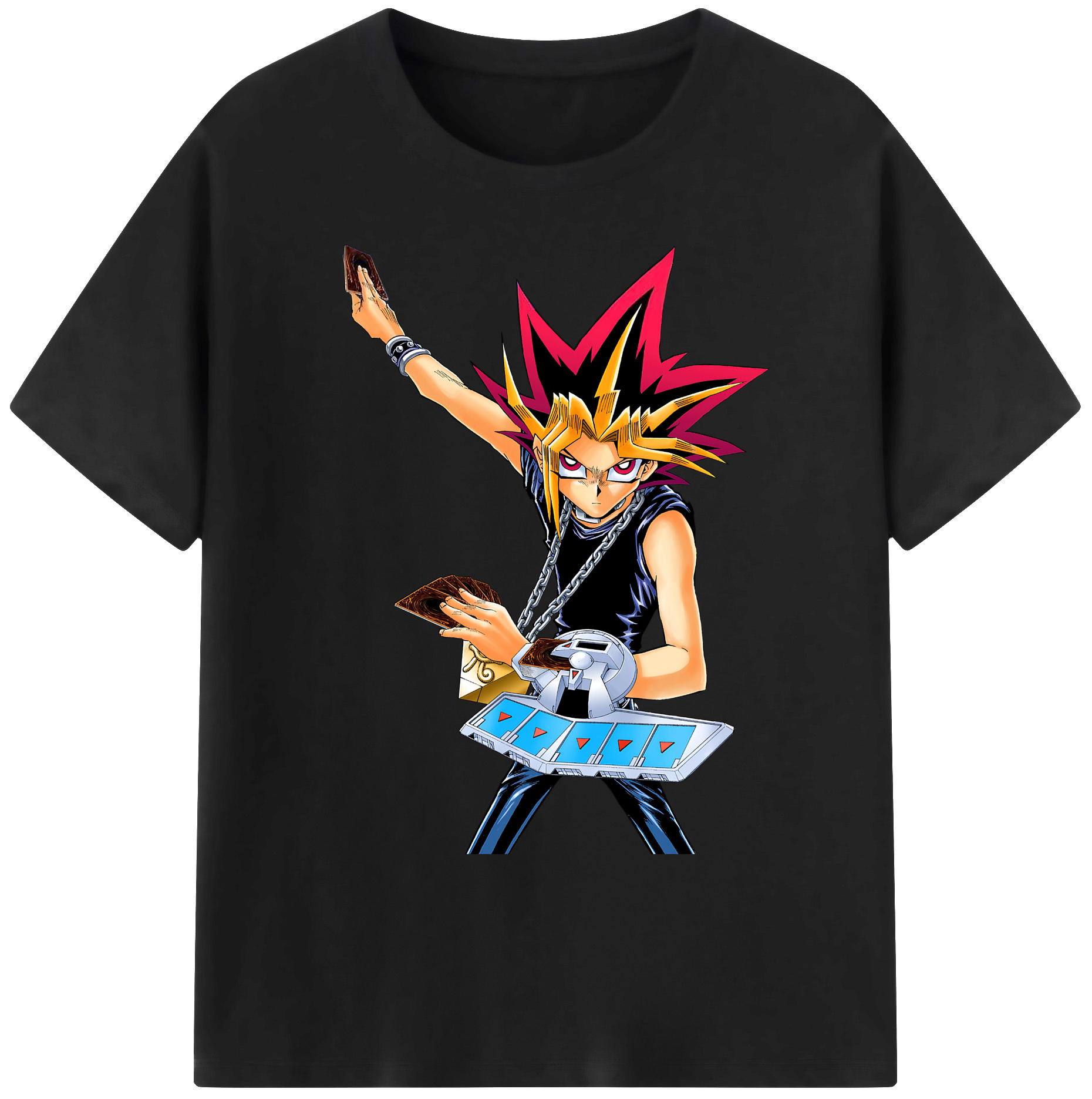 （画像用） 遊☆戯☆王 Yu-Gi-Oh! 綿100％ メンズ半袖Tシャツ｜肌触りやわらか＆通気性