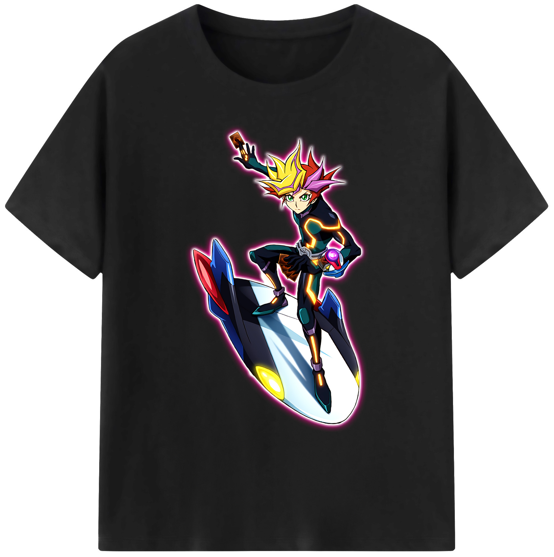 （画像用） 遊☆戯☆王 Yu-Gi-Oh! 綿100％ メンズ半袖Tシャツ｜肌触りやわらか＆通気性