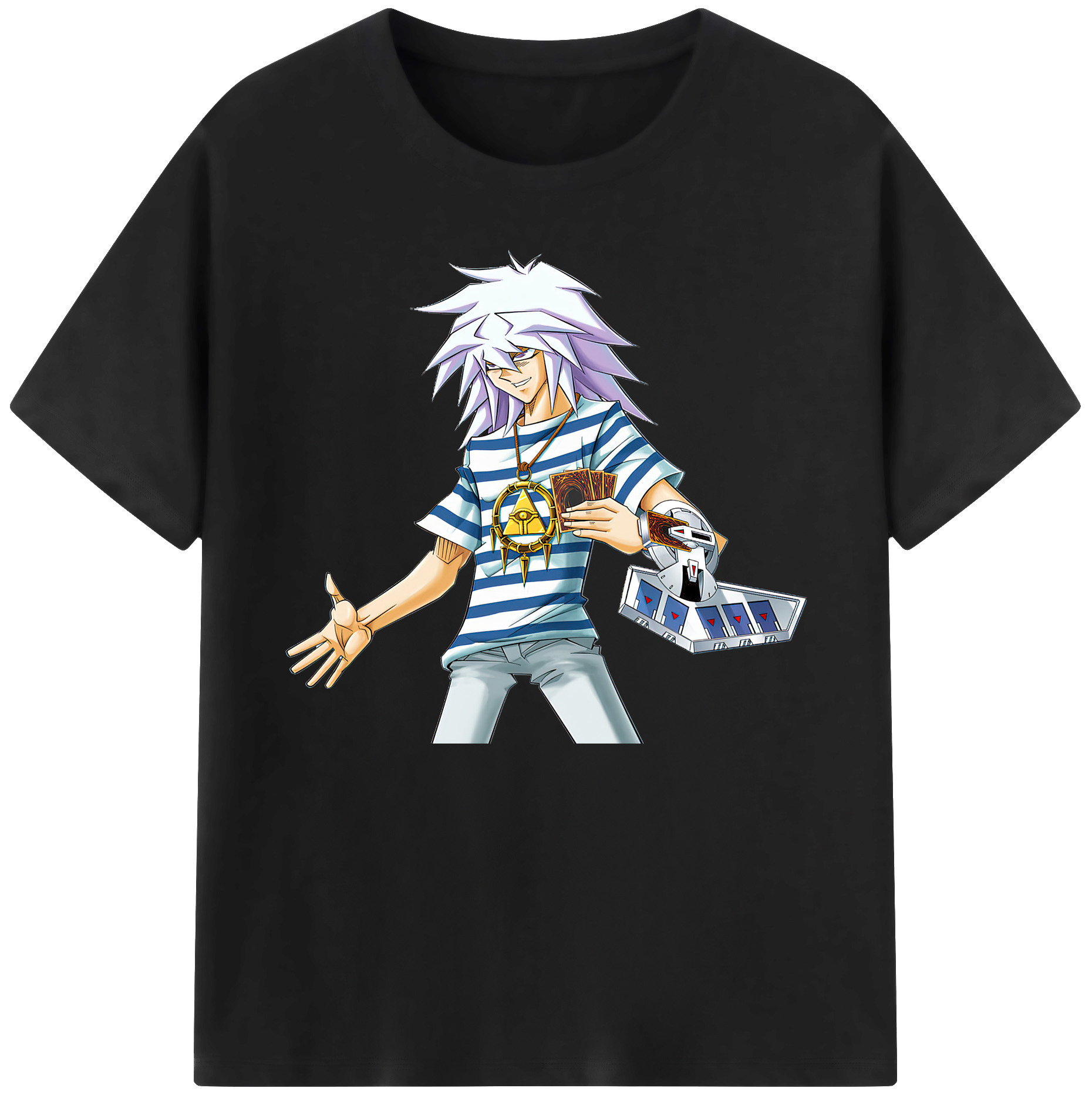 （画像用） 遊☆戯☆王 Yu-Gi-Oh! 綿100％ メンズ半袖Tシャツ｜肌触りやわらか＆通気性
