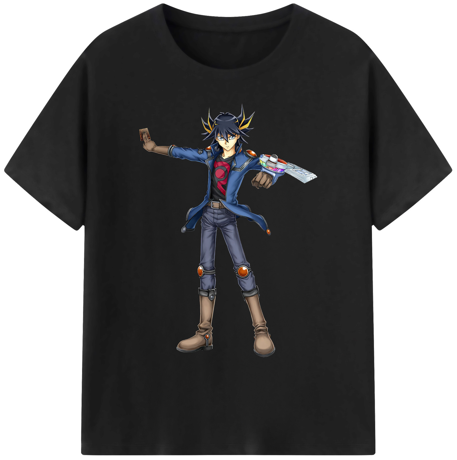 （画像用） 遊☆戯☆王 Yu-Gi-Oh! 綿100％ メンズ半袖Tシャツ｜肌触りやわらか＆通気性
