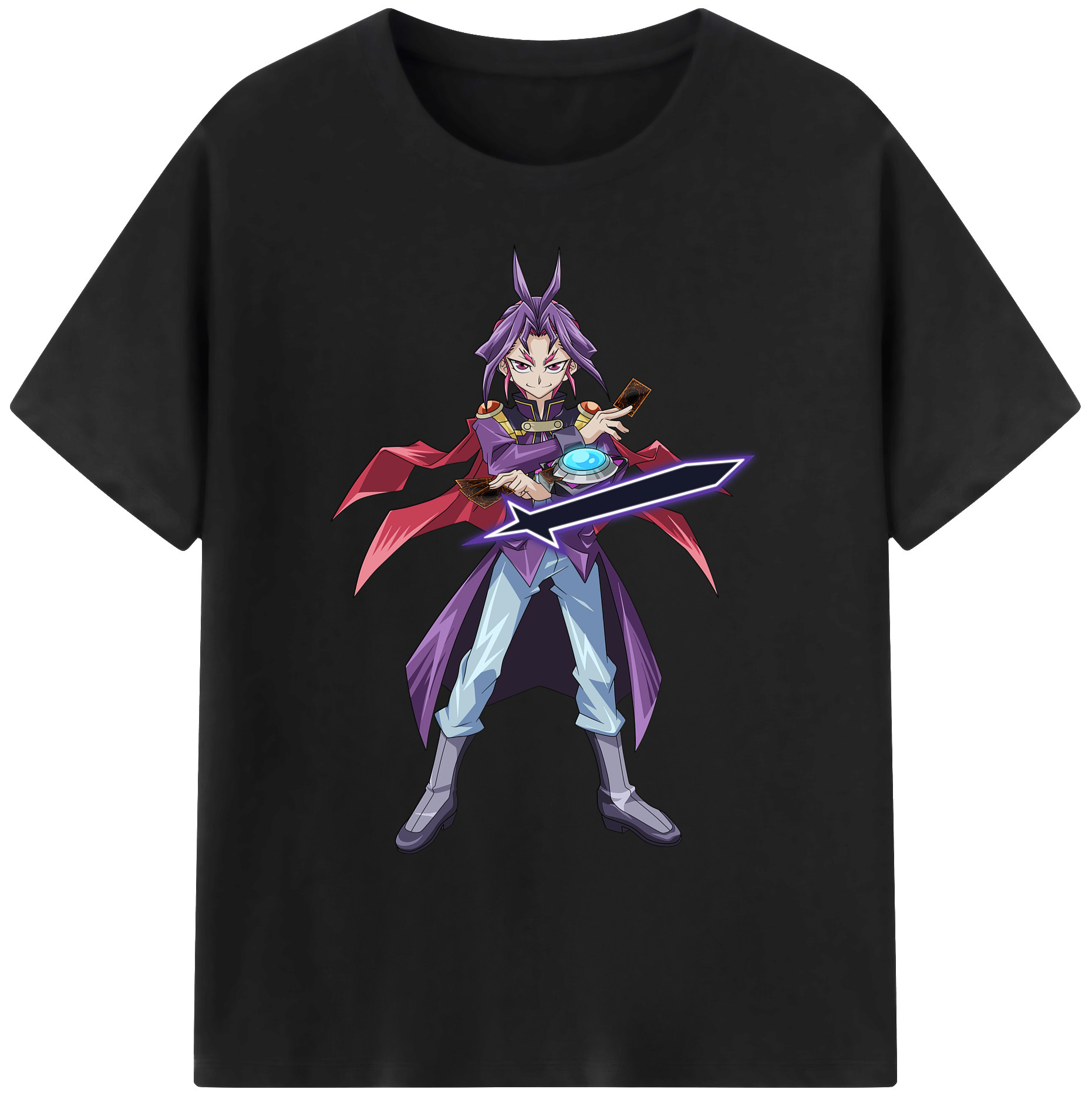 （画像用） 遊☆戯☆王 Yu-Gi-Oh! 綿100％ メンズ半袖Tシャツ｜肌触りやわらか＆通気性