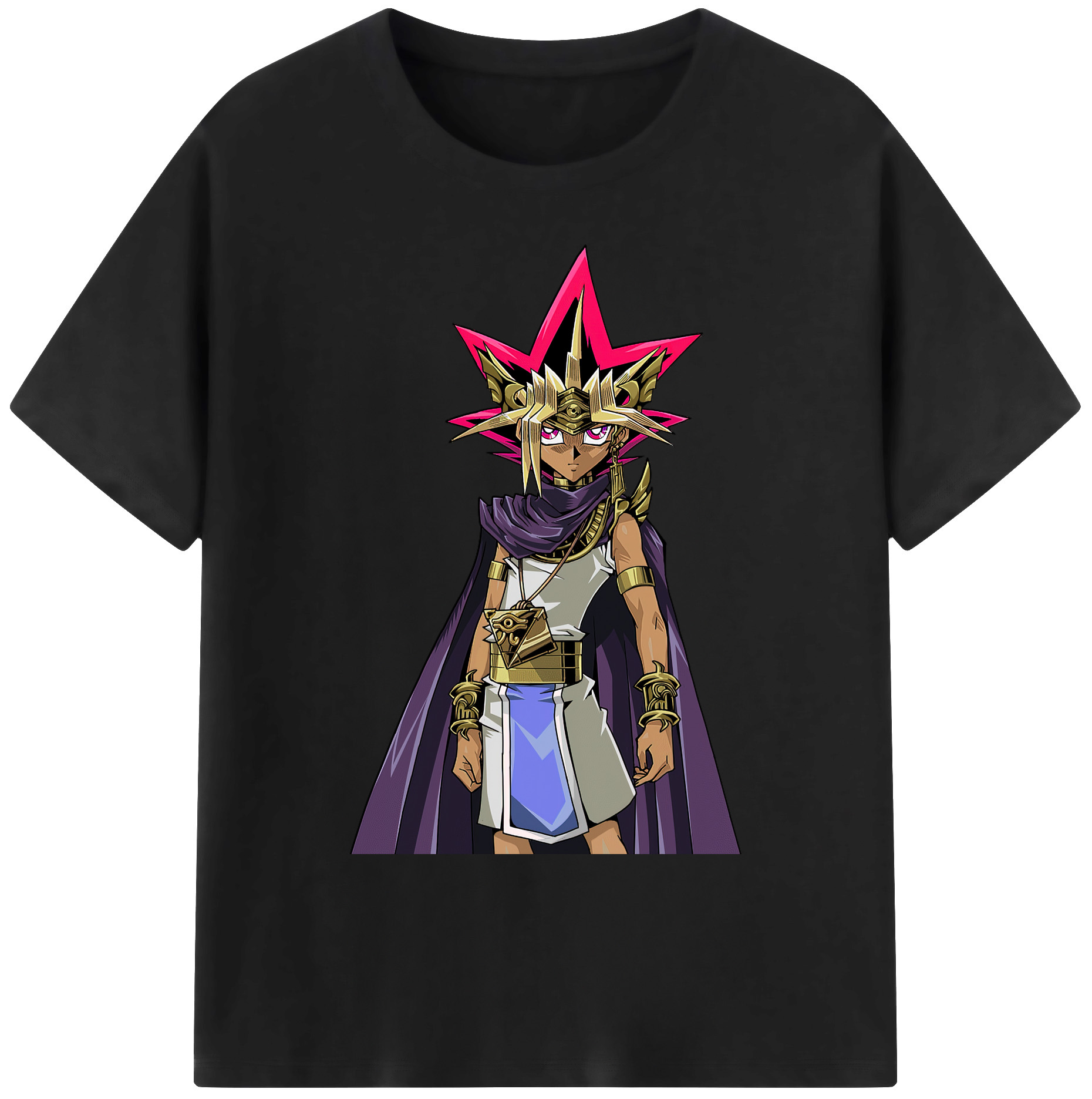 （画像用） 遊☆戯☆王 Yu-Gi-Oh! 綿100％ メンズ半袖Tシャツ｜肌触りやわらか＆通気性