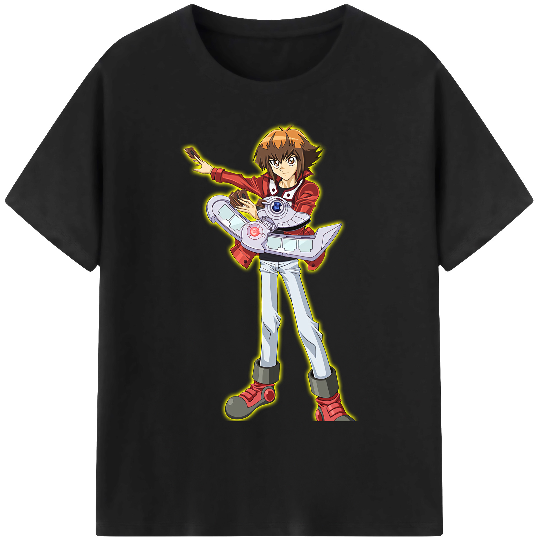 （画像用） 遊☆戯☆王 Yu-Gi-Oh! 綿100％ メンズ半袖Tシャツ｜肌触りやわらか＆通気性
