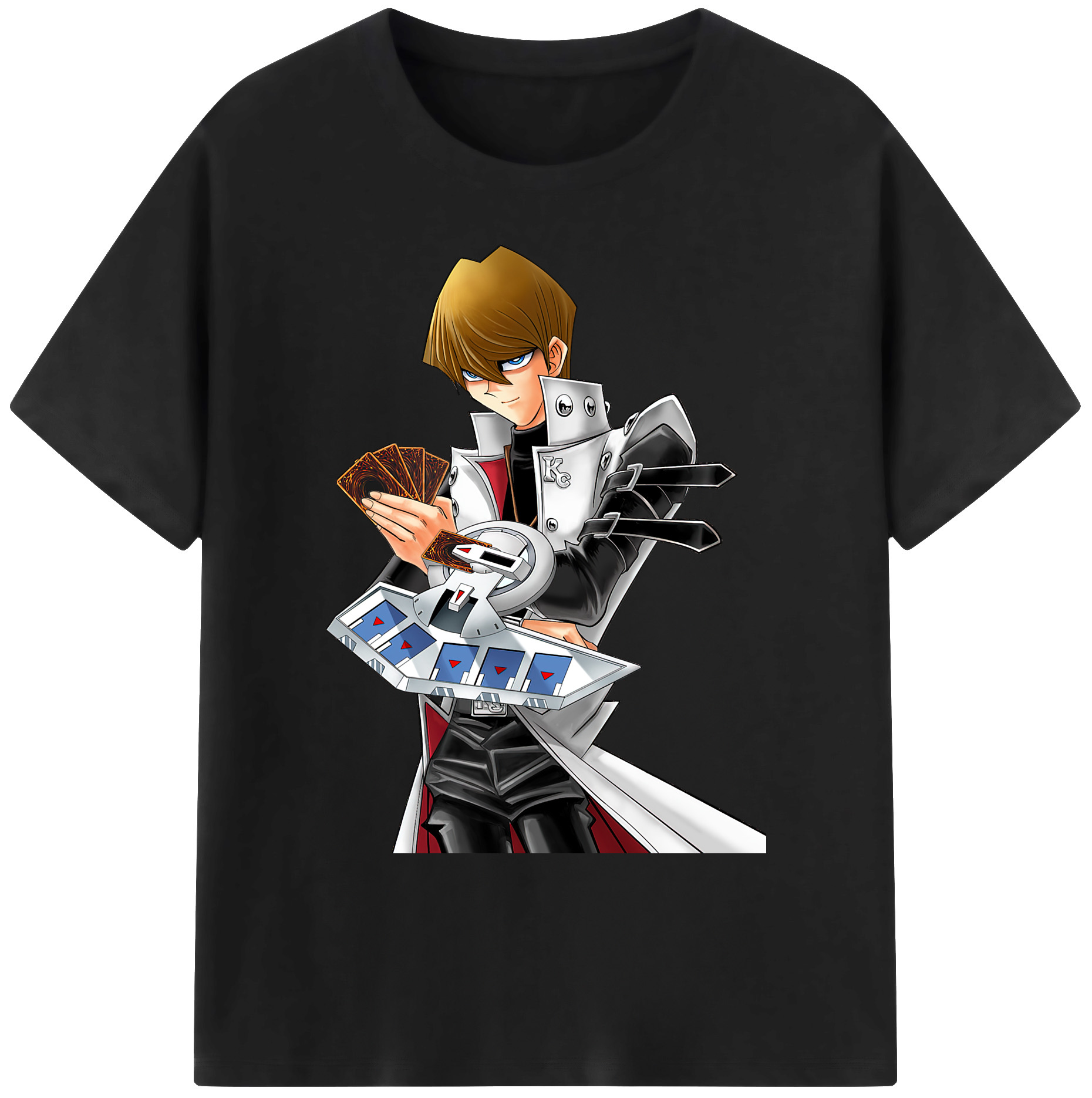 （画像用） 遊☆戯☆王 Yu-Gi-Oh! 綿100％ メンズ半袖Tシャツ｜肌触りやわらか＆通気性