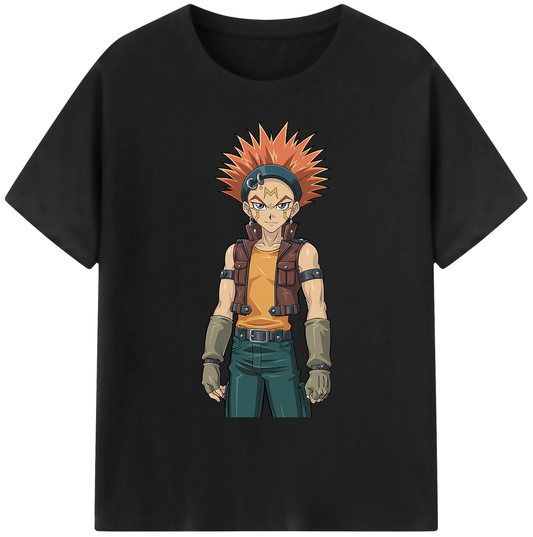 （画像用） 遊☆戯☆王 Yu-Gi-Oh! 綿100％ メンズ半袖Tシャツ｜肌触りやわらか＆通気性