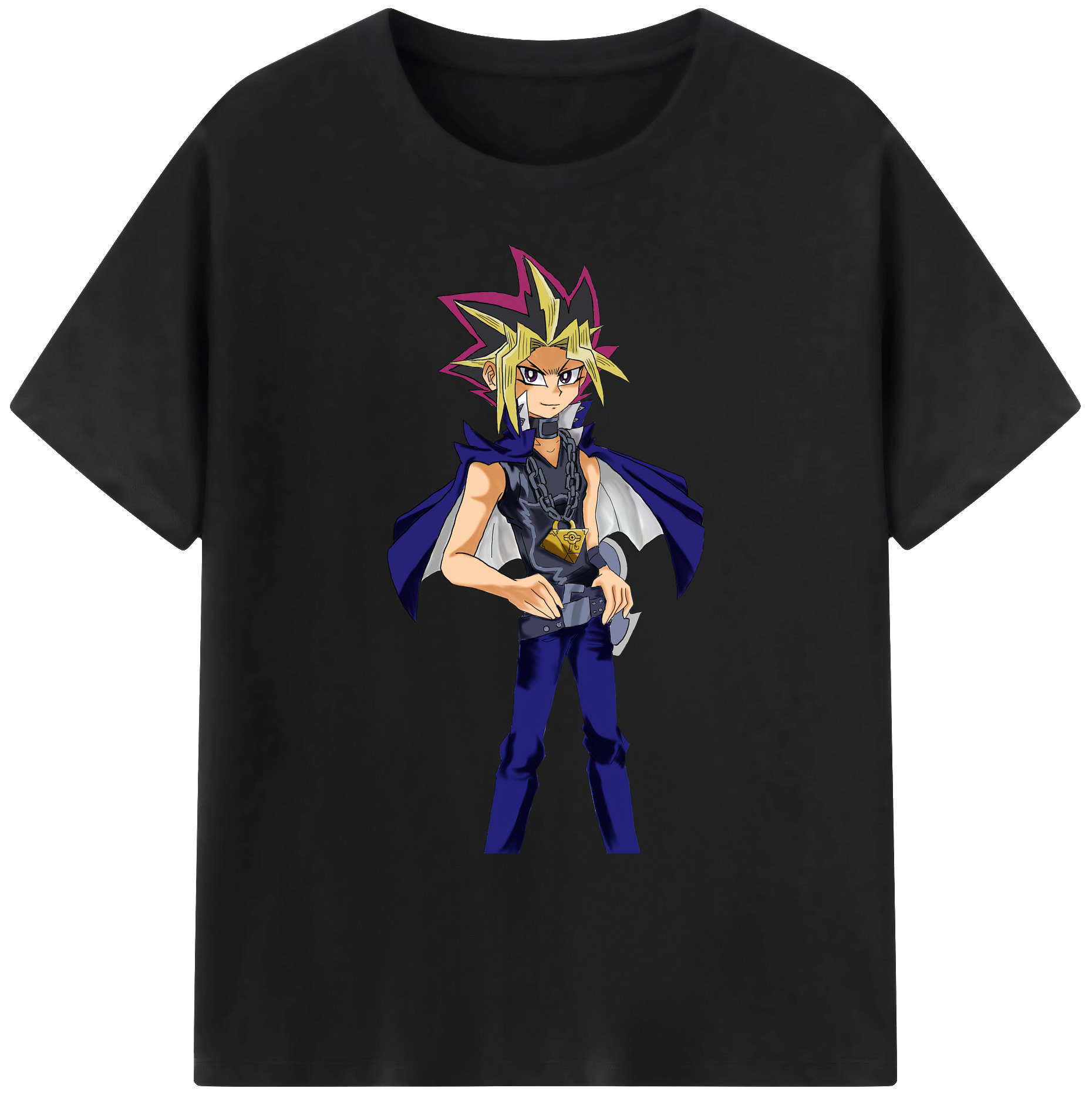 （画像用） 遊☆戯☆王 Yu-Gi-Oh! 綿100％ メンズ半袖Tシャツ｜肌触りやわらか＆通気性