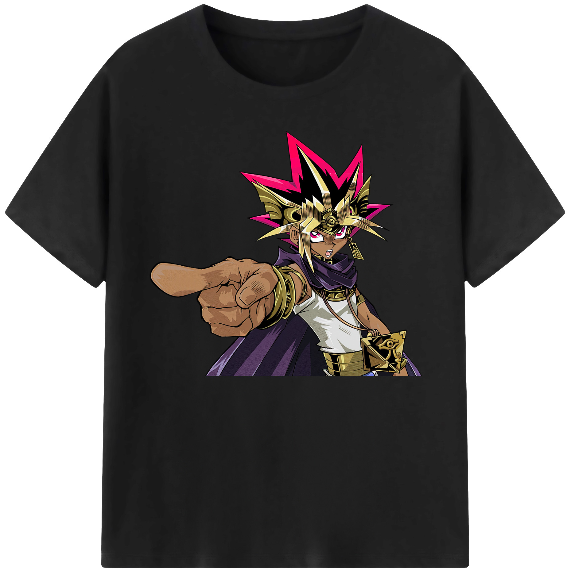 （画像用） 遊☆戯☆王 Yu-Gi-Oh! 綿100％ メンズ半袖Tシャツ｜肌触りやわらか＆通気性