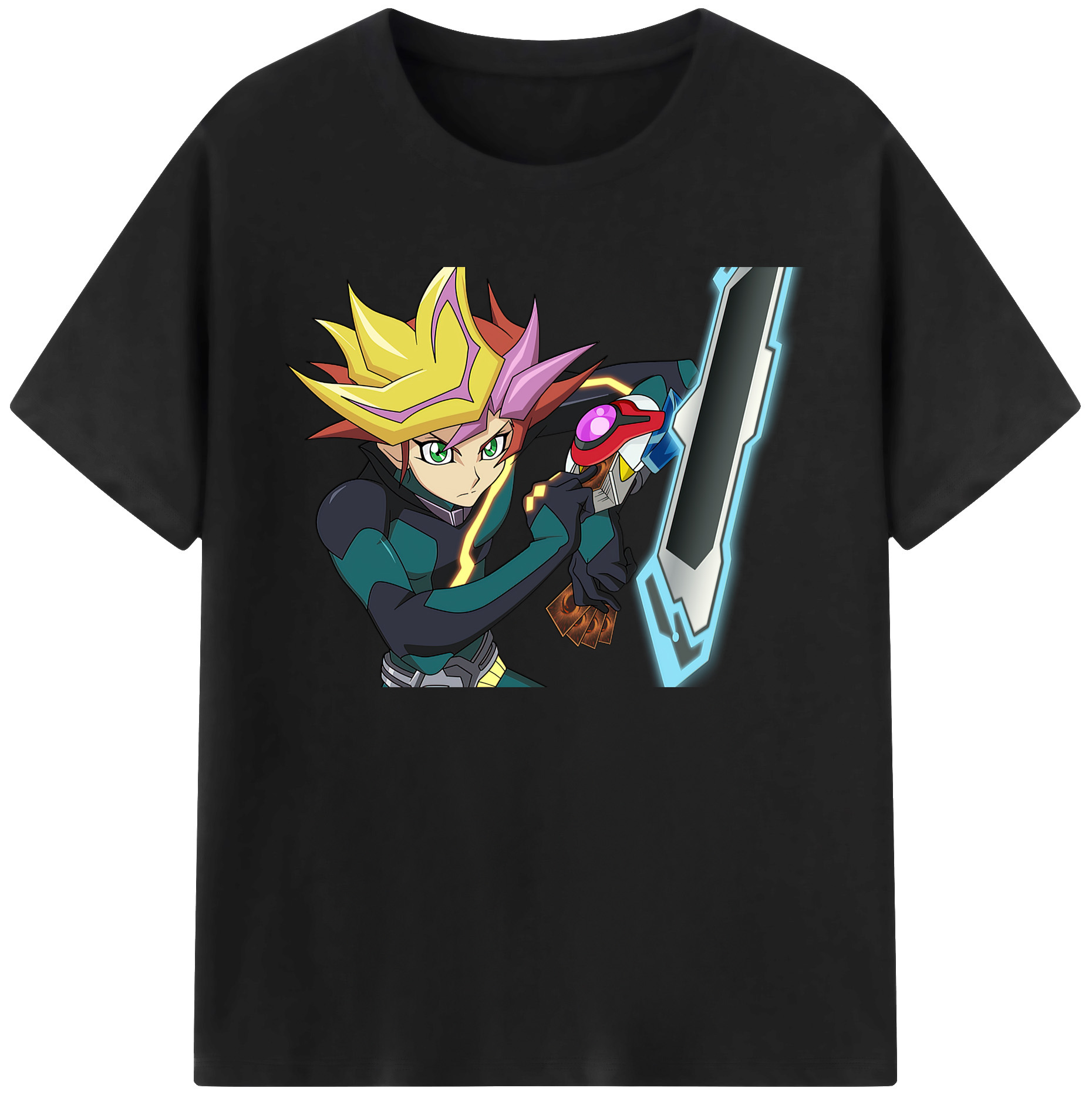 （画像用） 遊☆戯☆王 Yu-Gi-Oh! 綿100％ メンズ半袖Tシャツ｜肌触りやわらか＆通気性