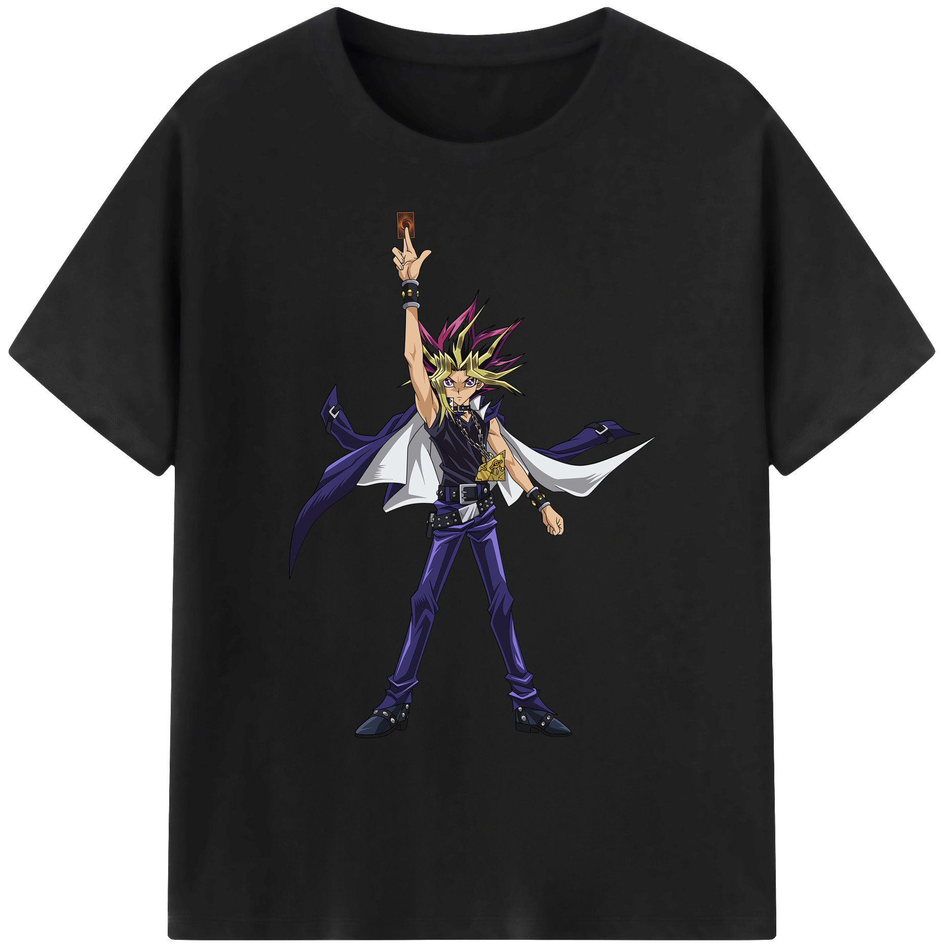 （画像用） 遊☆戯☆王 Yu-Gi-Oh! 綿100％ メンズ半袖Tシャツ｜肌触りやわらか＆通気性