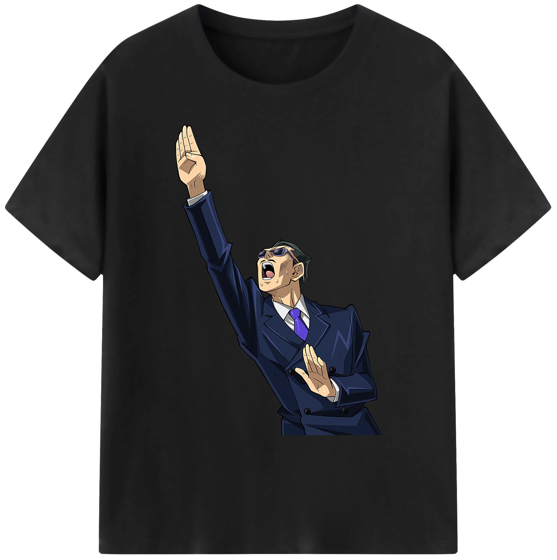（画像用） 遊☆戯☆王 Yu-Gi-Oh! 綿100％ メンズ半袖Tシャツ｜肌触りやわらか＆通気性