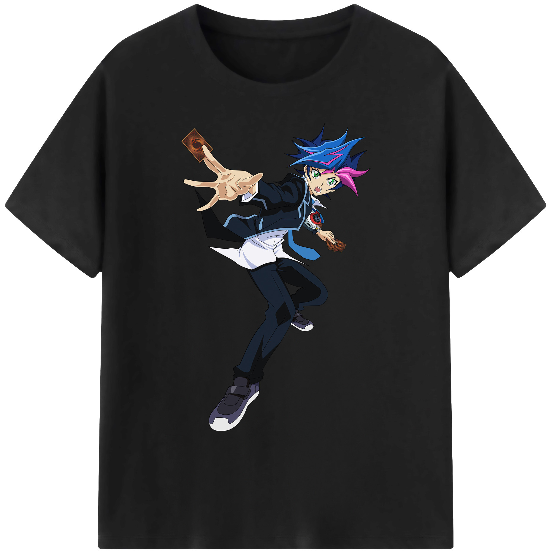 （画像用） 遊☆戯☆王 Yu-Gi-Oh! 綿100％ メンズ半袖Tシャツ｜肌触りやわらか＆通気性