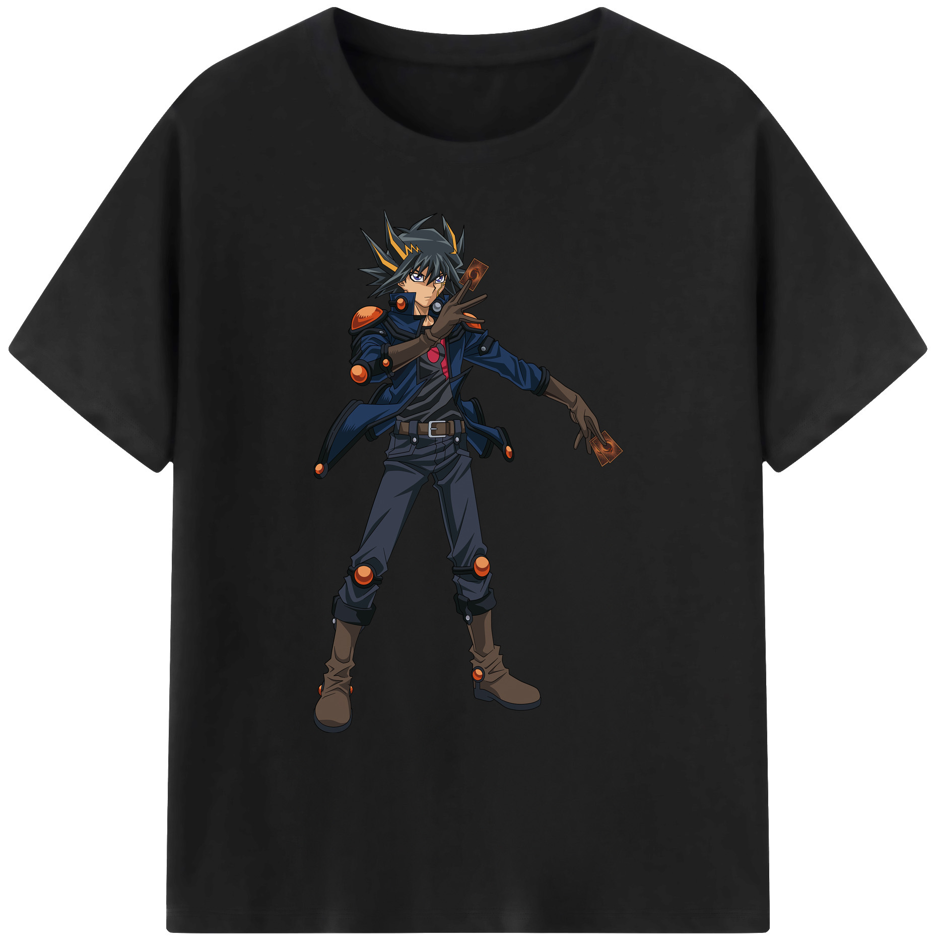 （画像用） 遊☆戯☆王 Yu-Gi-Oh! 綿100％ メンズ半袖Tシャツ｜肌触りやわらか＆通気性