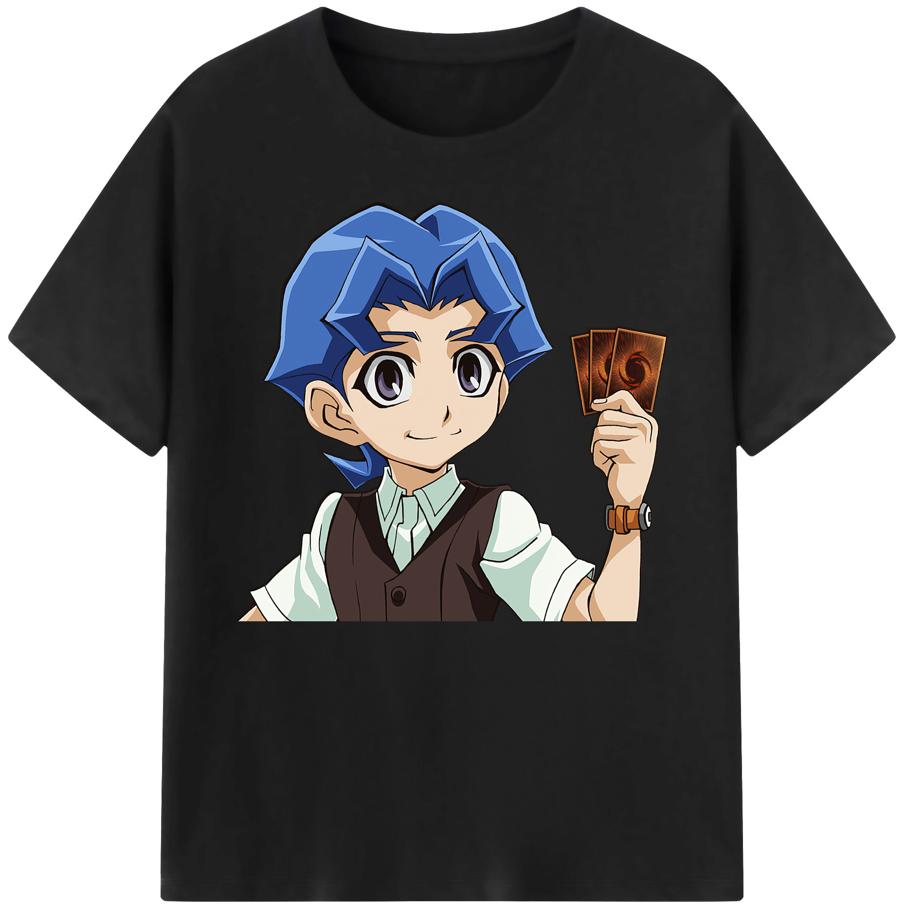 （画像用） 遊☆戯☆王 Yu-Gi-Oh! 綿100％ メンズ半袖Tシャツ｜肌触りやわらか＆通気性