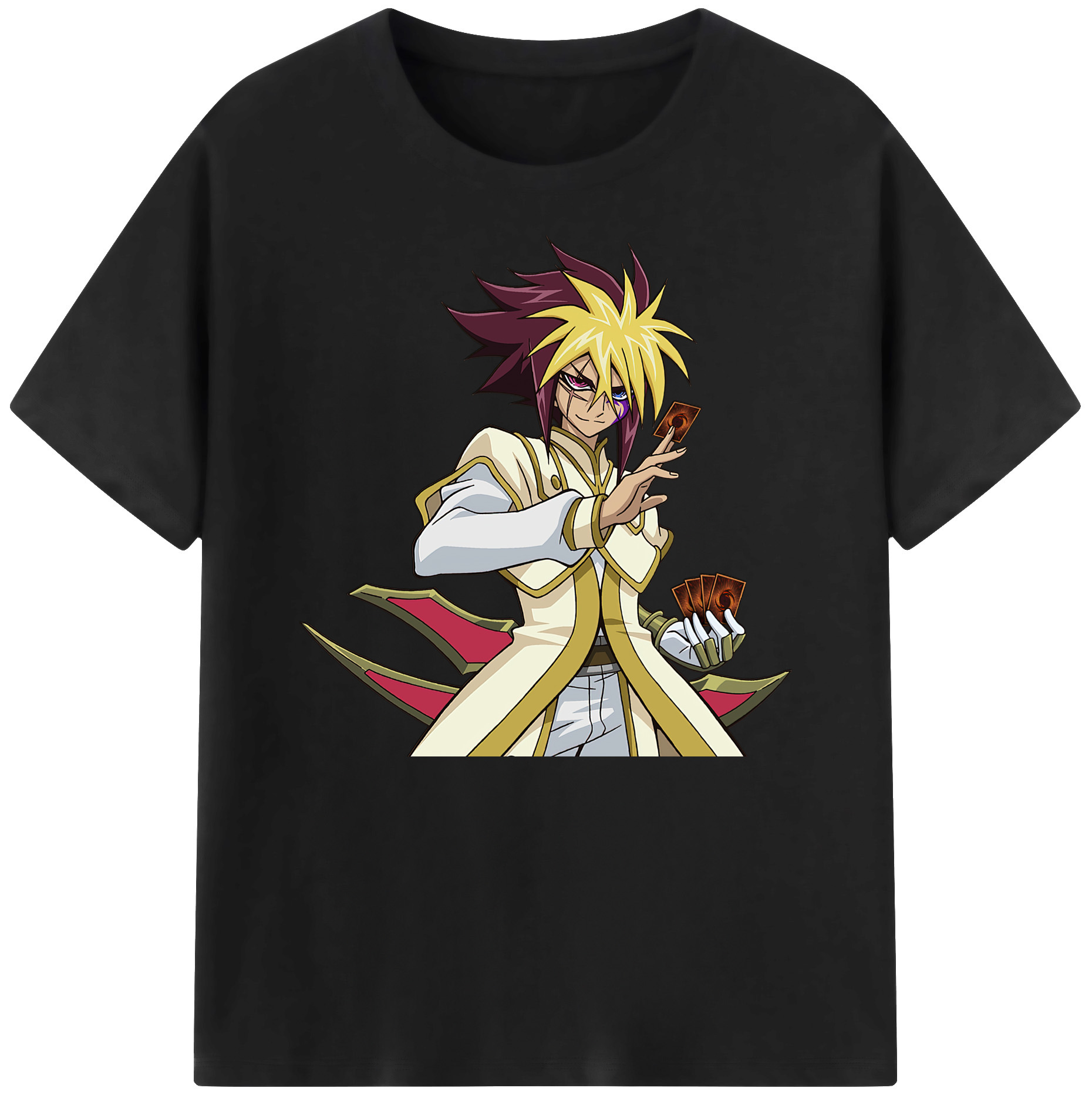 （画像用） 遊☆戯☆王 Yu-Gi-Oh! 綿100％ メンズ半袖Tシャツ｜肌触りやわらか＆通気性