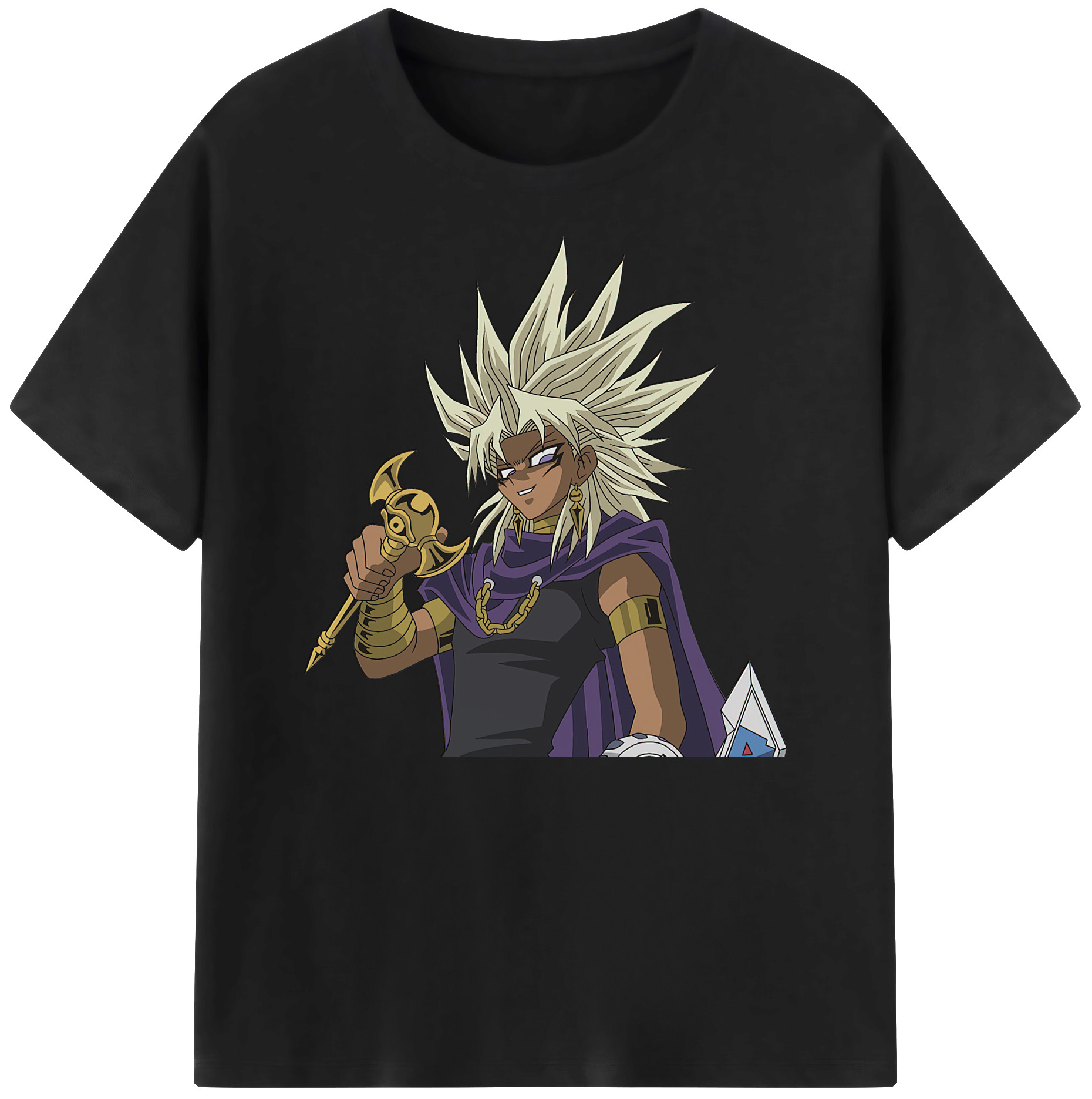 （画像用） 遊☆戯☆王 Yu-Gi-Oh! 綿100％ メンズ半袖Tシャツ｜肌触りやわらか＆通気性
