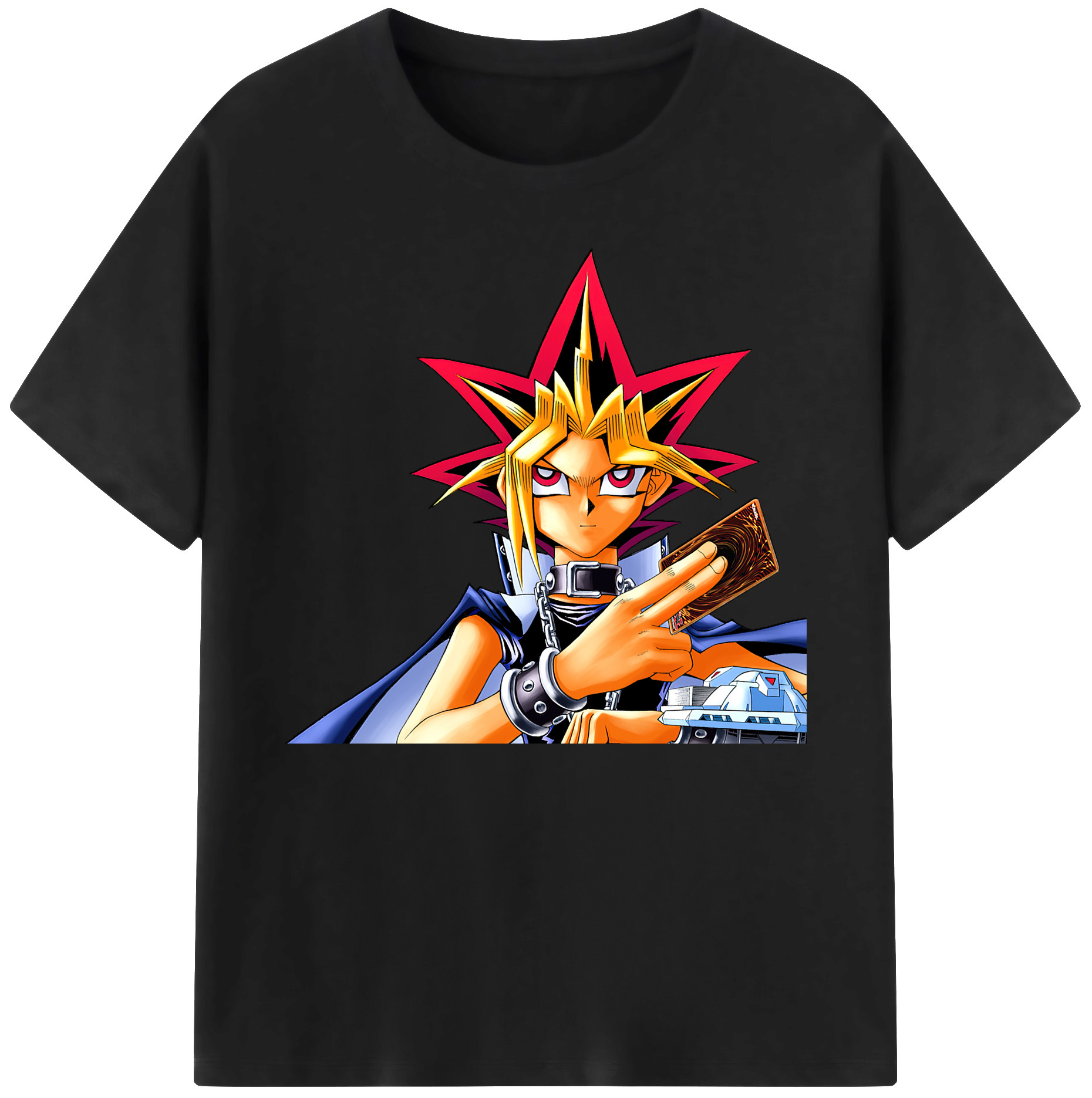 （画像用） 遊☆戯☆王 Yu-Gi-Oh! 綿100％ メンズ半袖Tシャツ｜肌触りやわらか＆通気性