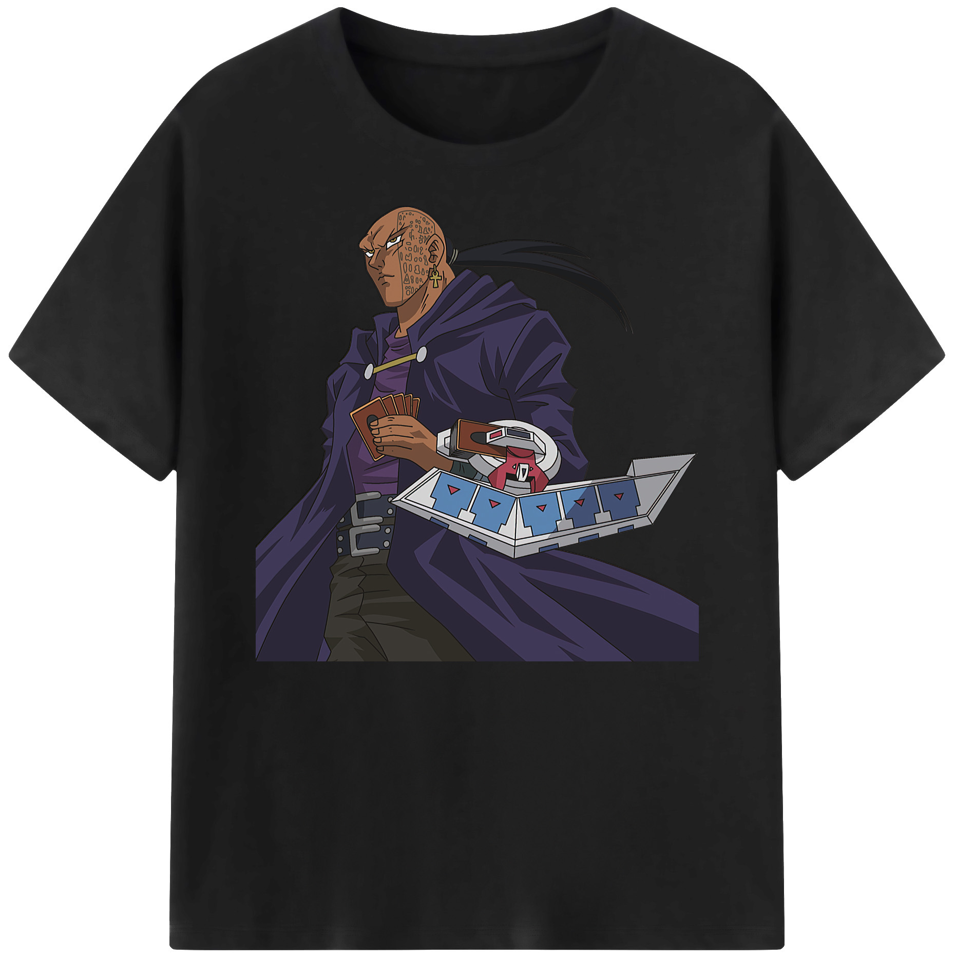 （画像用） 遊☆戯☆王 Yu-Gi-Oh! 綿100％ メンズ半袖Tシャツ｜肌触りやわらか＆通気性