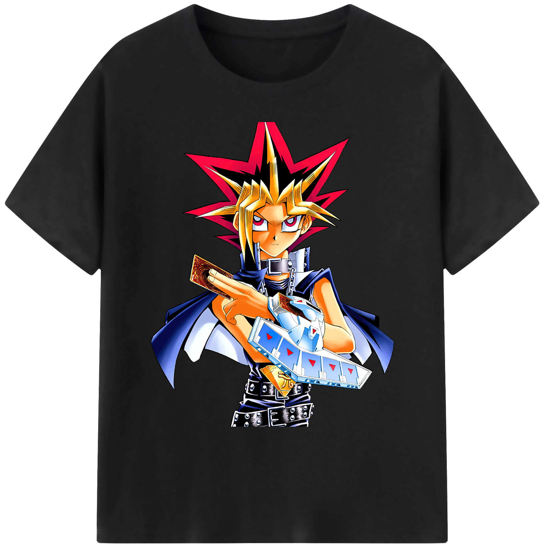 （画像用） 遊☆戯☆王 Yu-Gi-Oh! 綿100％ メンズ半袖Tシャツ｜肌触りやわらか＆通気性