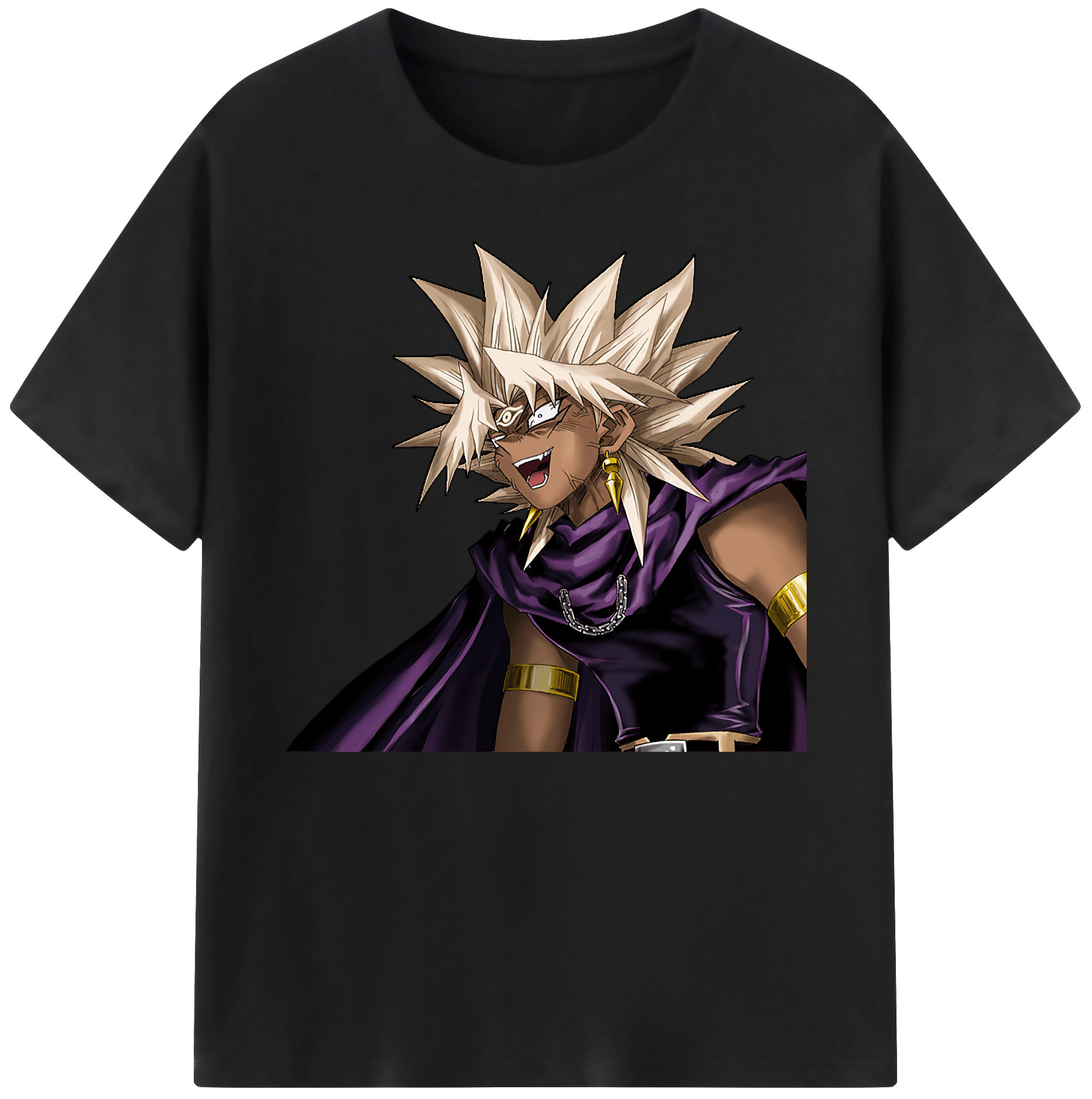 （画像用） 遊☆戯☆王 Yu-Gi-Oh! 綿100％ メンズ半袖Tシャツ｜肌触りやわらか＆通気性