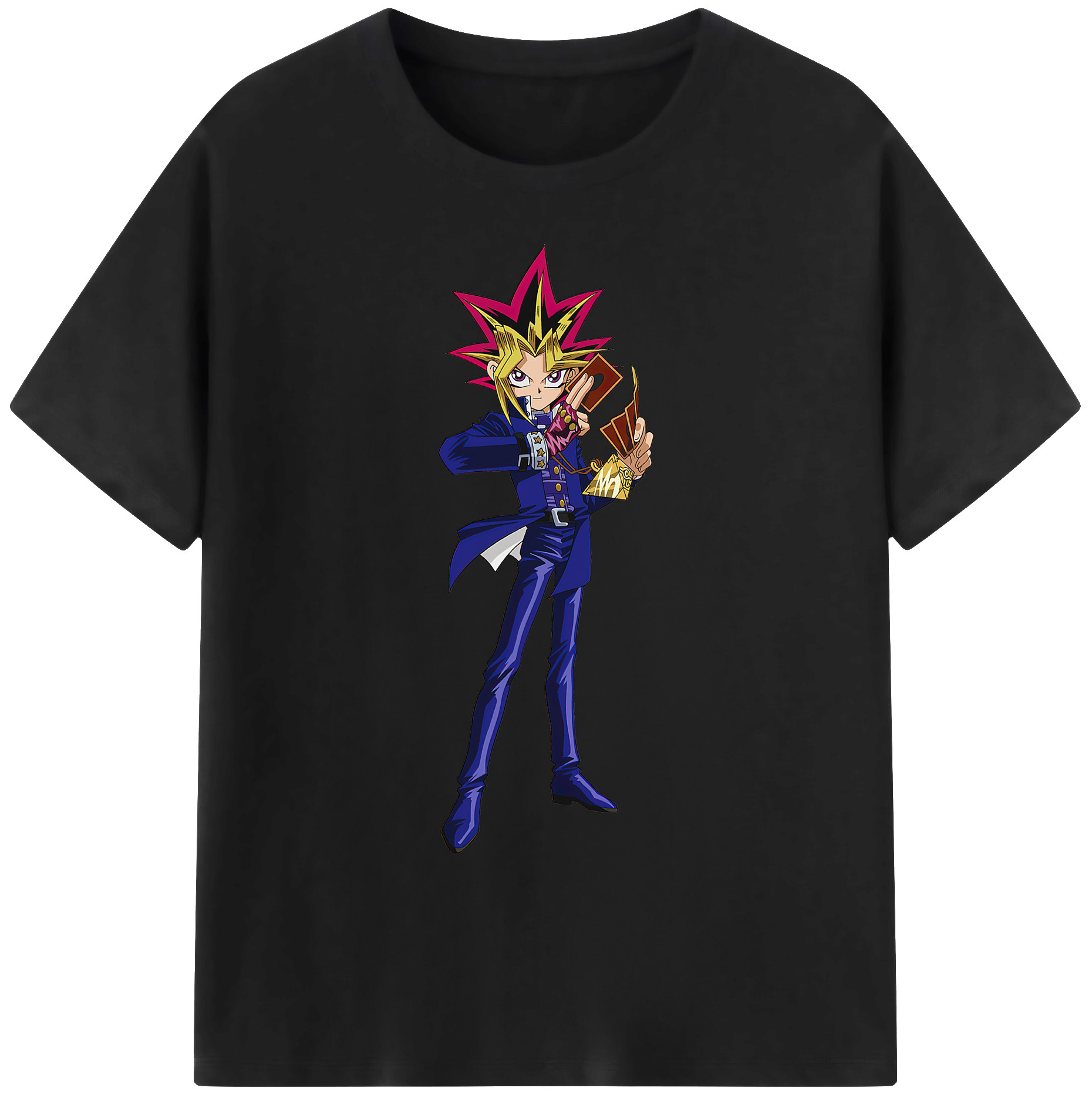 （画像用） 遊☆戯☆王 Yu-Gi-Oh! 綿100％ メンズ半袖Tシャツ｜肌触りやわらか＆通気性