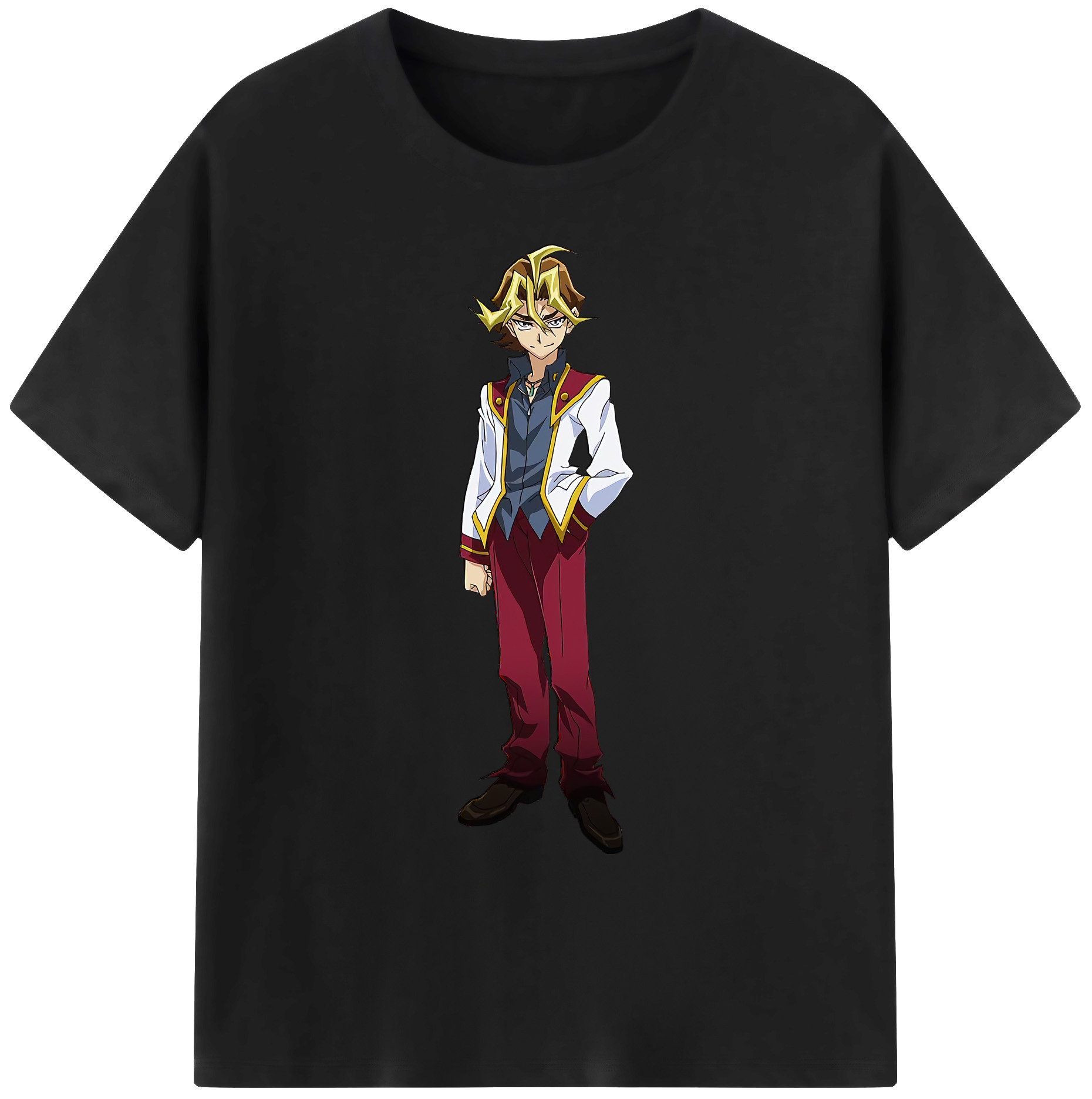 （画像用） 遊☆戯☆王 Yu-Gi-Oh! 綿100％ メンズ半袖Tシャツ｜肌触りやわらか＆通気性