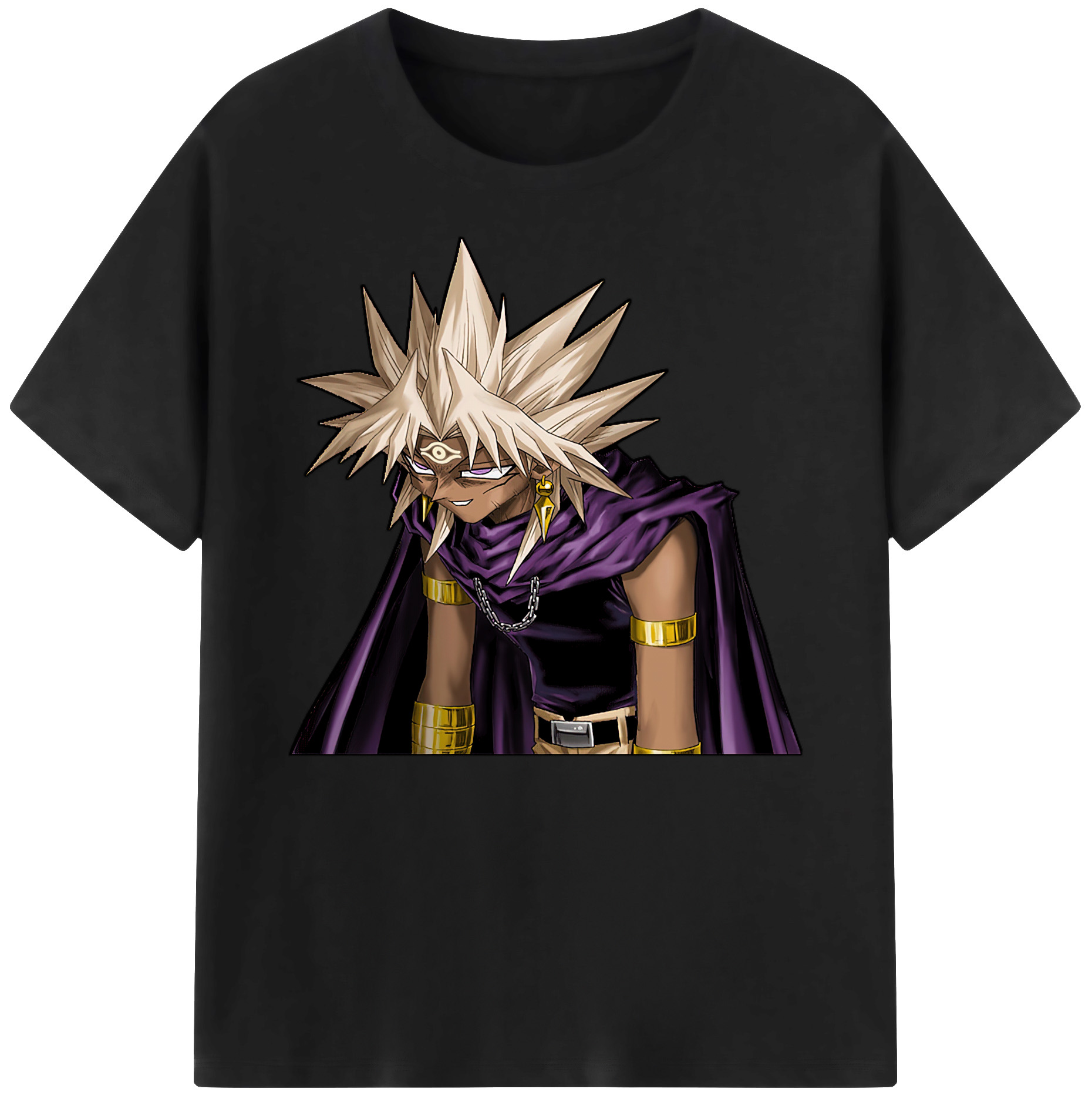 （画像用） 遊☆戯☆王 Yu-Gi-Oh! 綿100％ メンズ半袖Tシャツ｜肌触りやわらか＆通気性