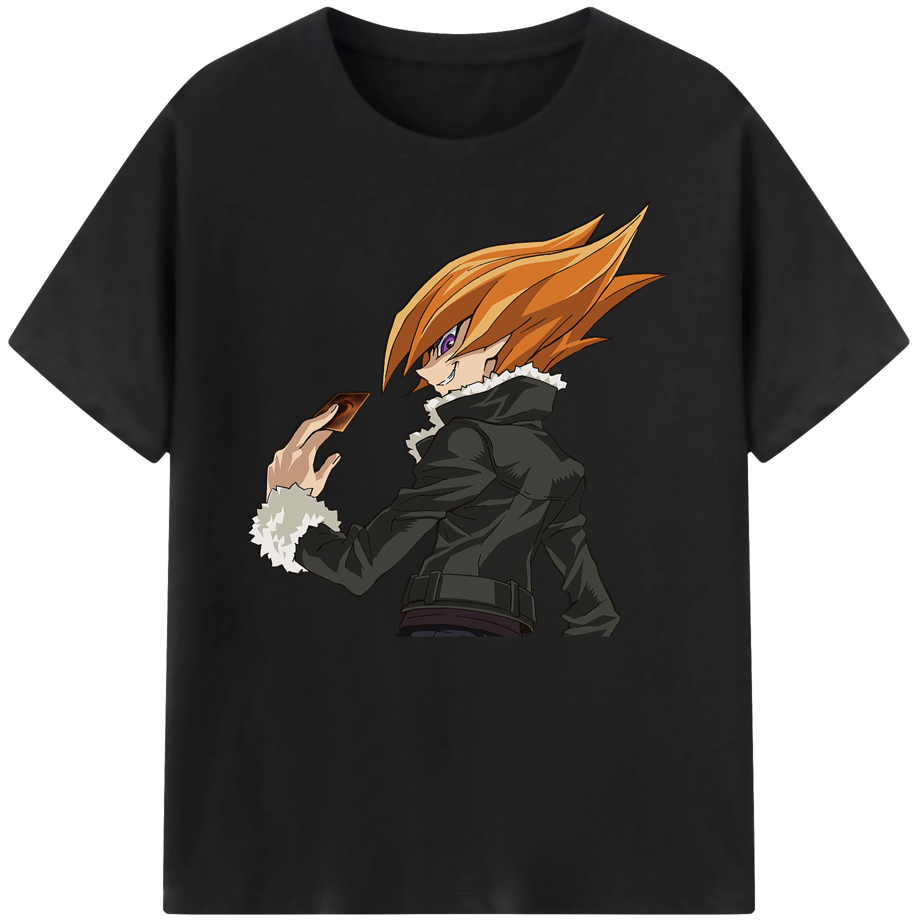 （画像用） 遊☆戯☆王 Yu-Gi-Oh! 綿100％ メンズ半袖Tシャツ｜肌触りやわらか＆通気性